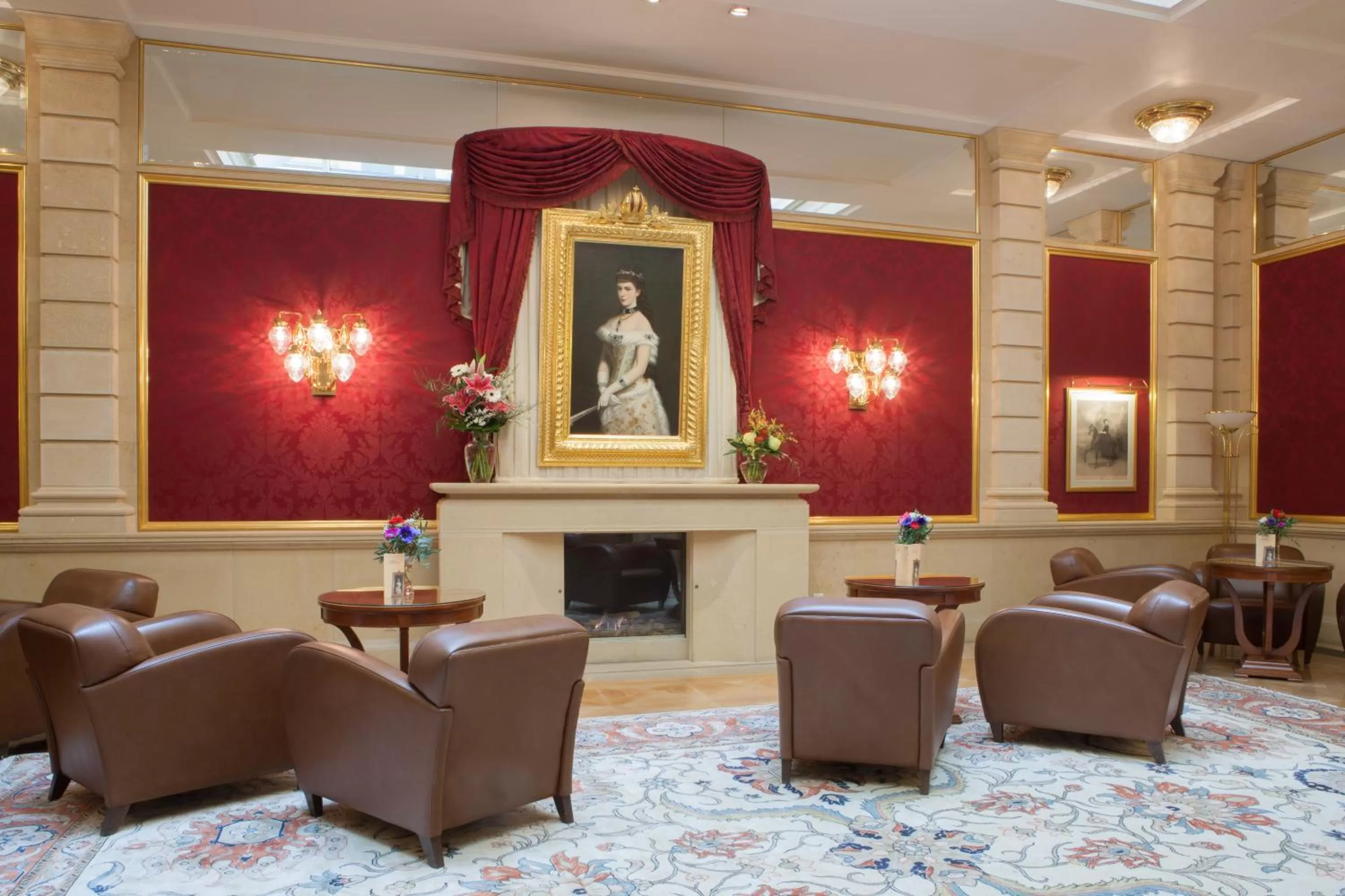 Lobby or reception in Hotel Kaiserin Elisabeth