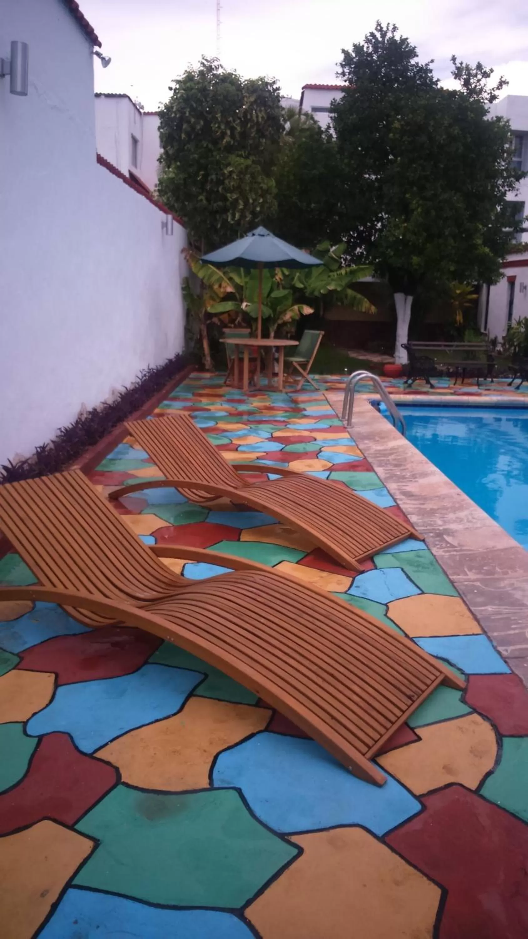 Swimming pool in Hotel Colon Merida