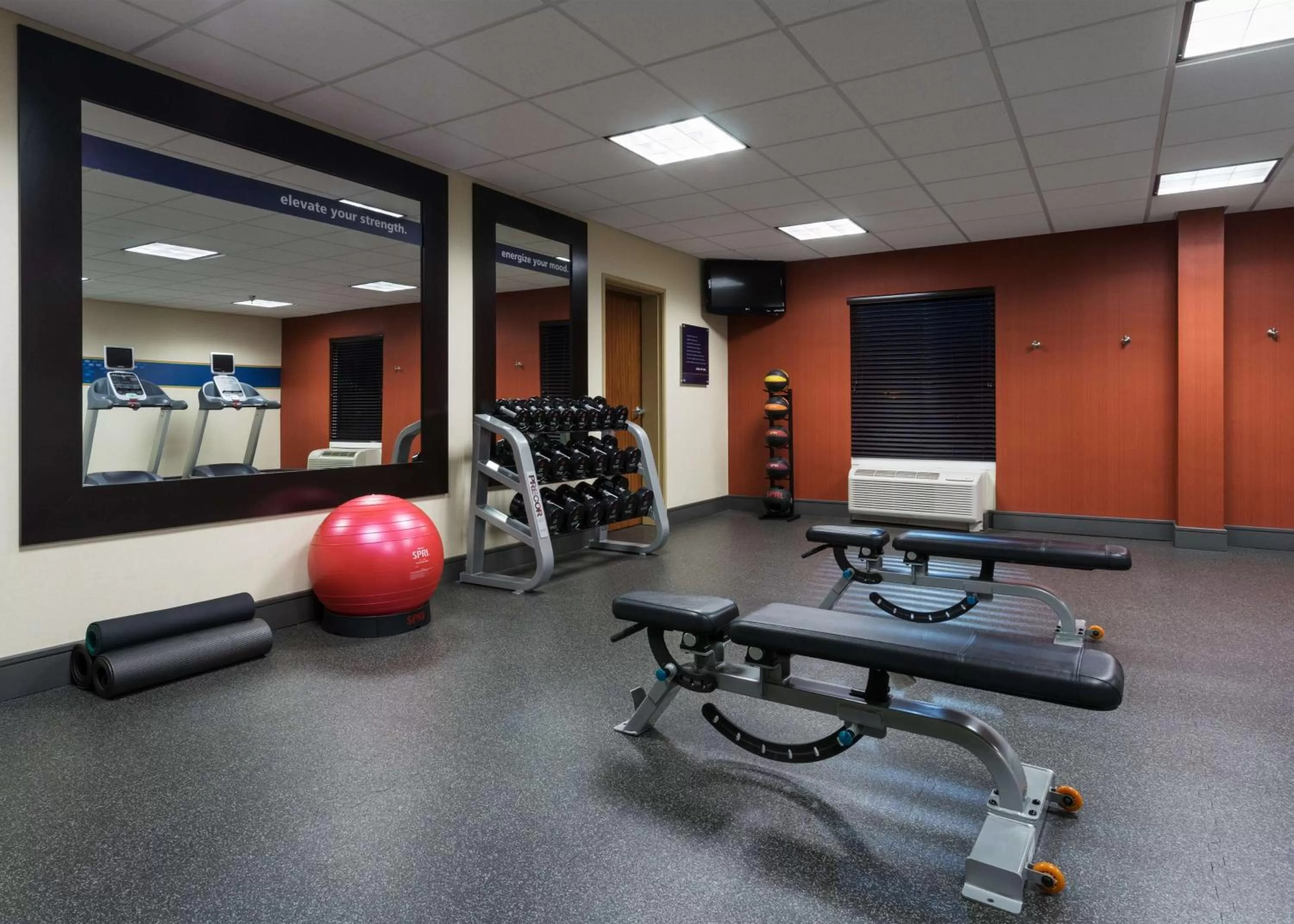 Fitness centre/facilities in Hampton Inn by Hilton Odessa