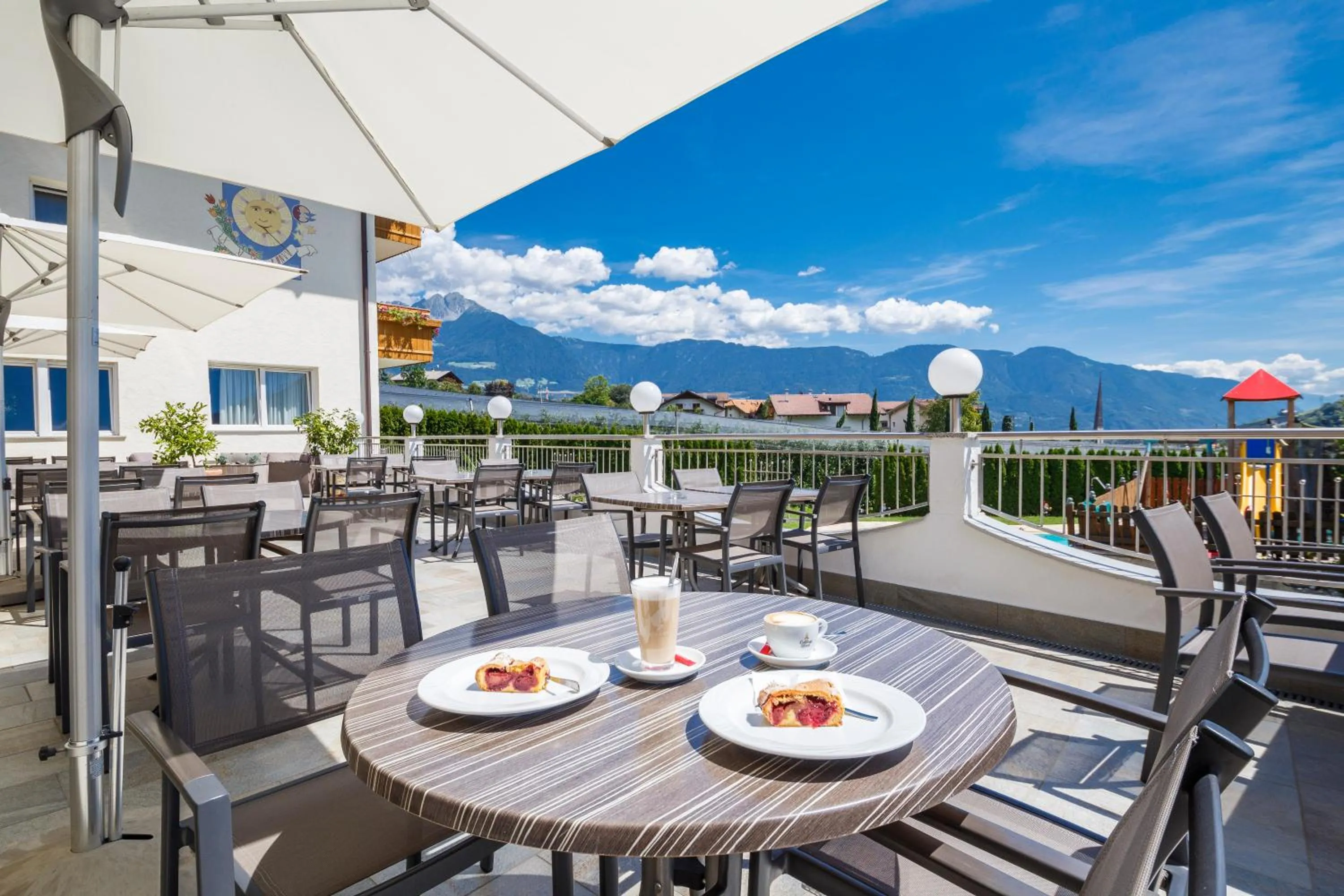 Balcony/Terrace in Das Mitterplarser Hotel