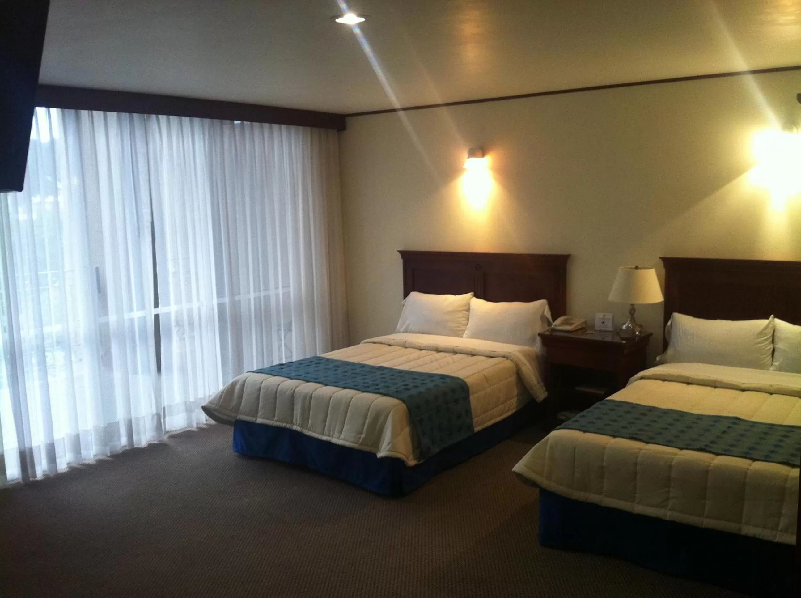 Bed in Hotel Tehuacan Plaza