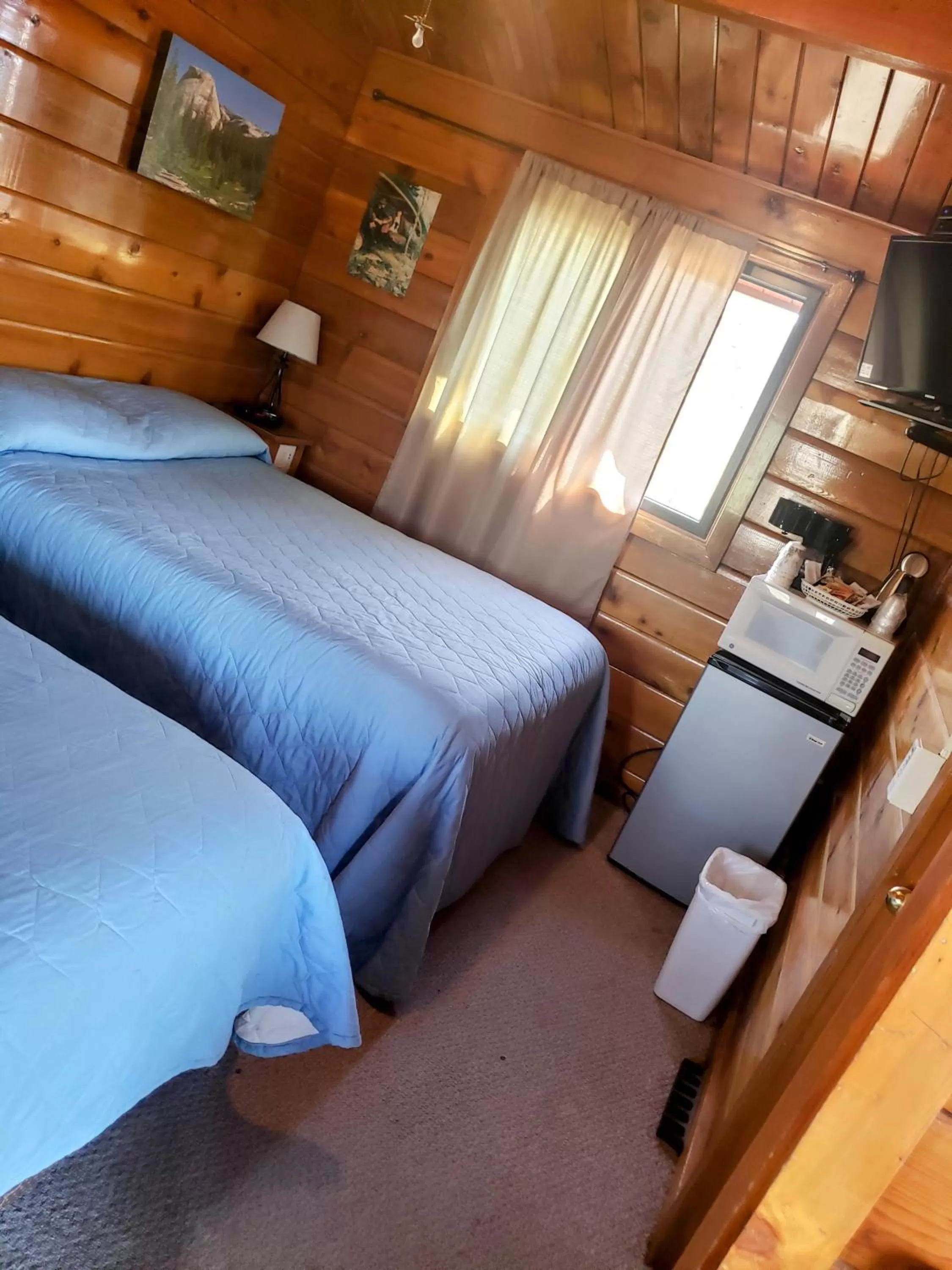 Bed in Big Meadow Lodge