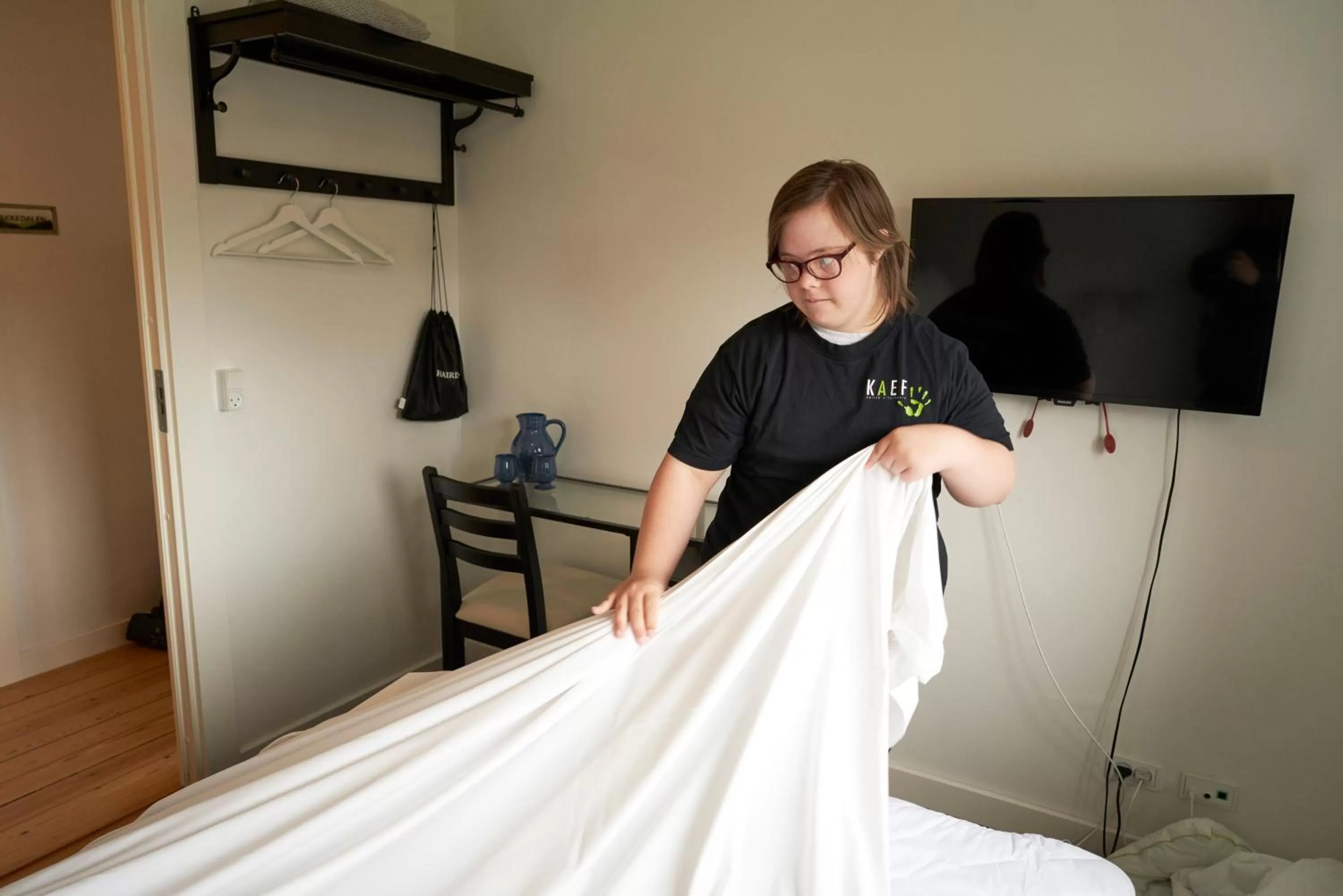 Staff, Bed in Villa Sofie Bed & Breakfast