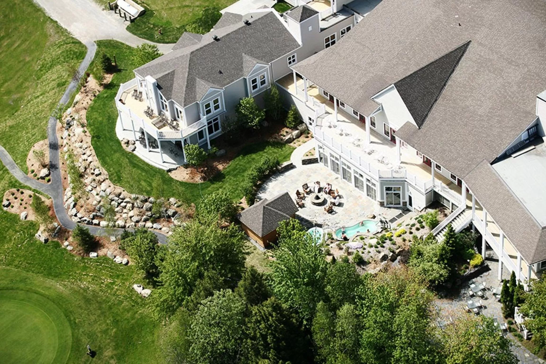 Bird's eye view in Manoir des Sables Hôtel & Golf