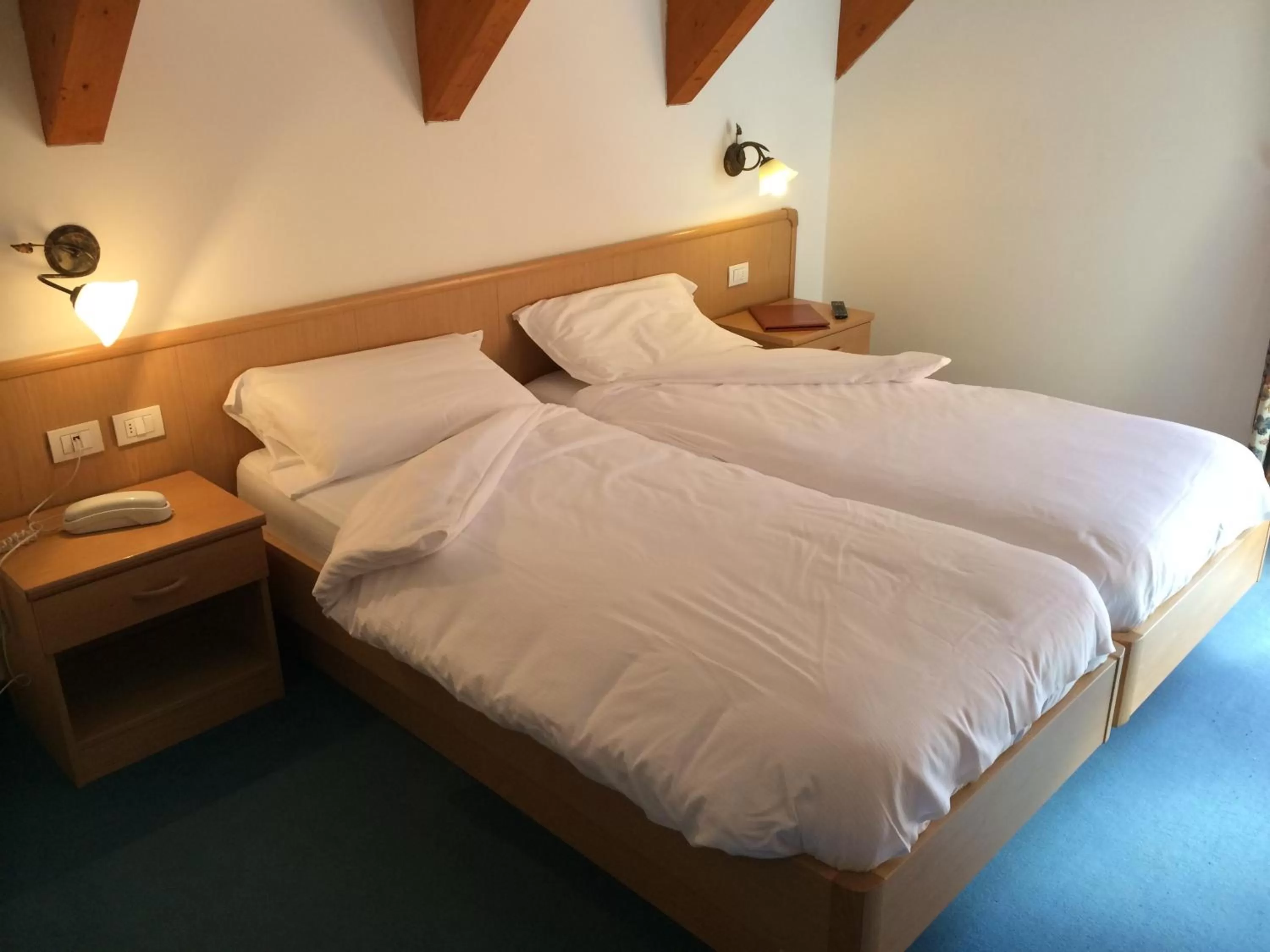 Bed in Hotel Fortini