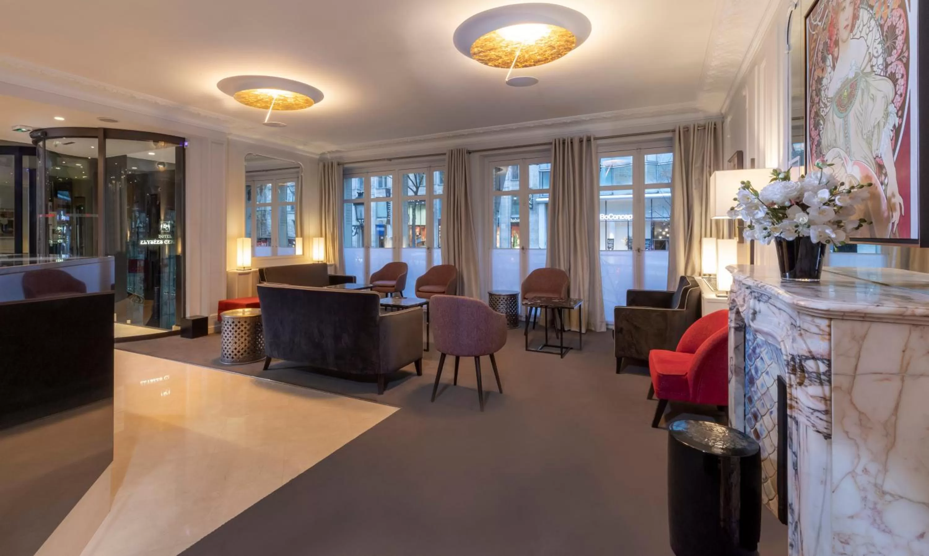 Lobby or reception in Elysées Ceramic