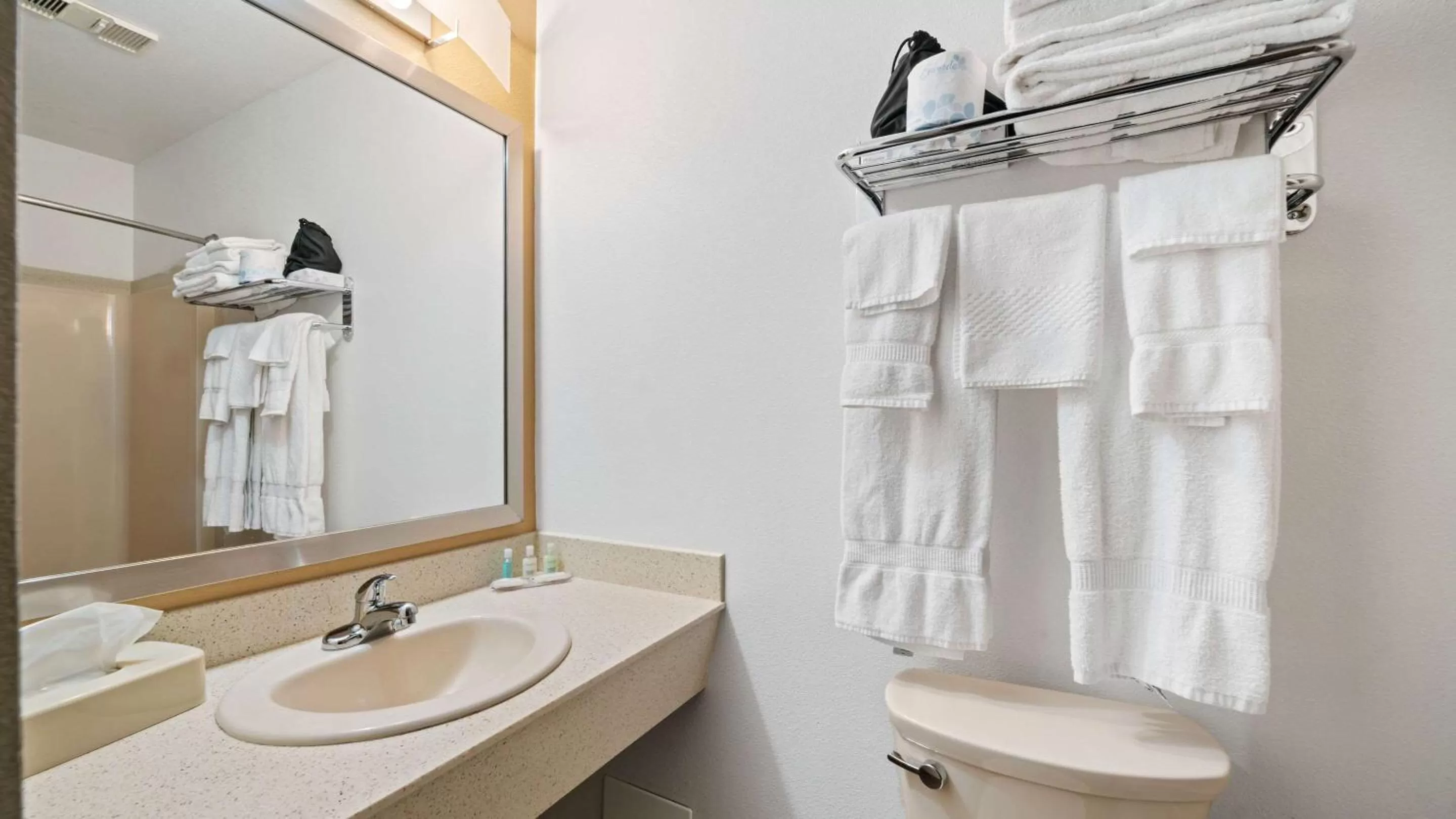 Bedroom in Clarion Hotel & Suites Fairbanks near Ft Wainwright