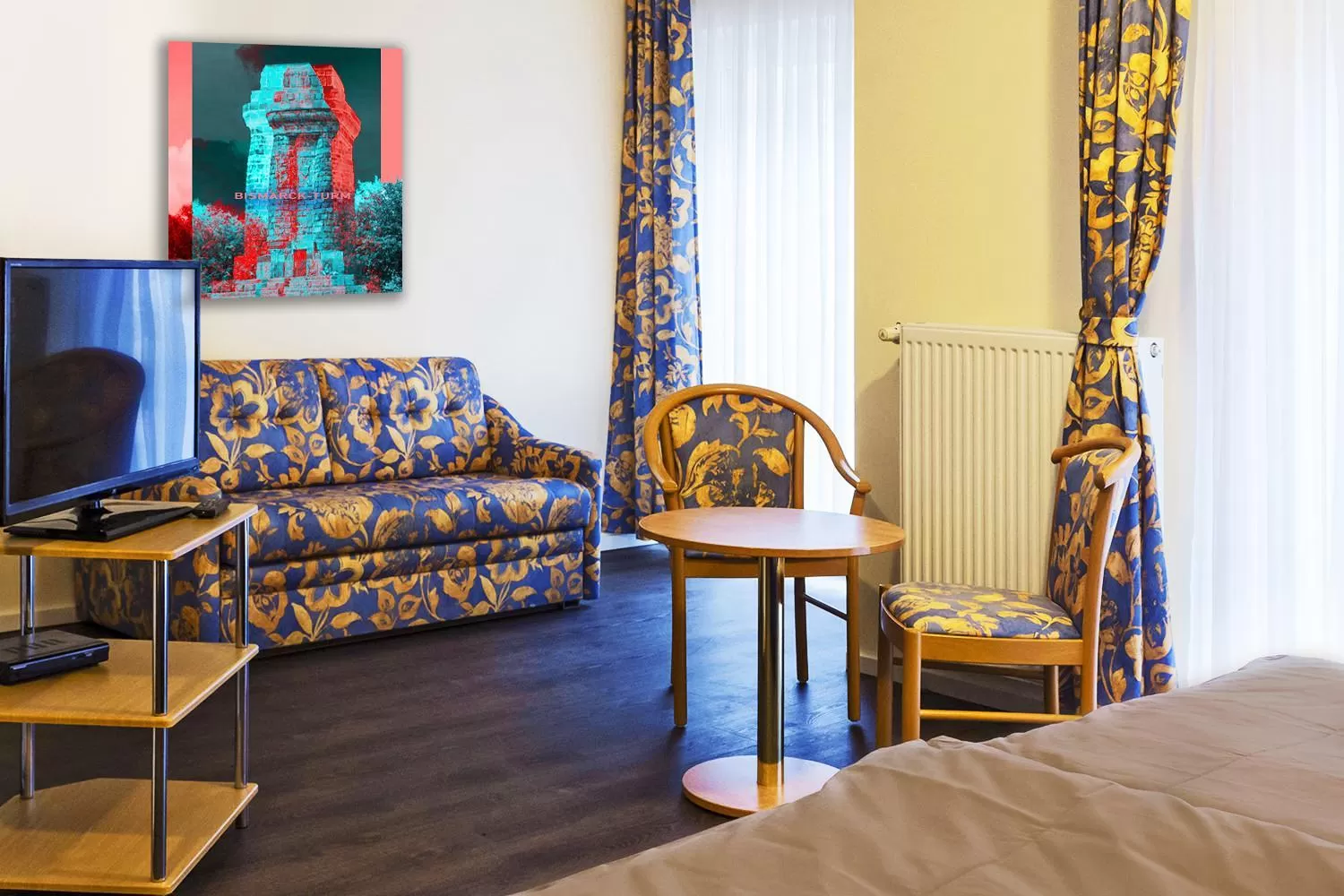 Bed in Hotel Restaurant Waldlust