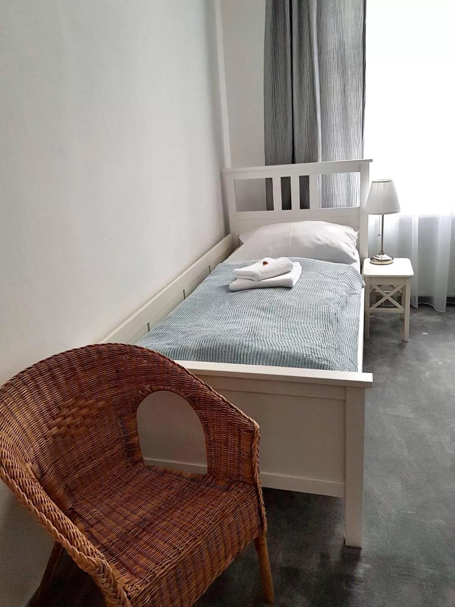 Bed in Hotel Amadeus