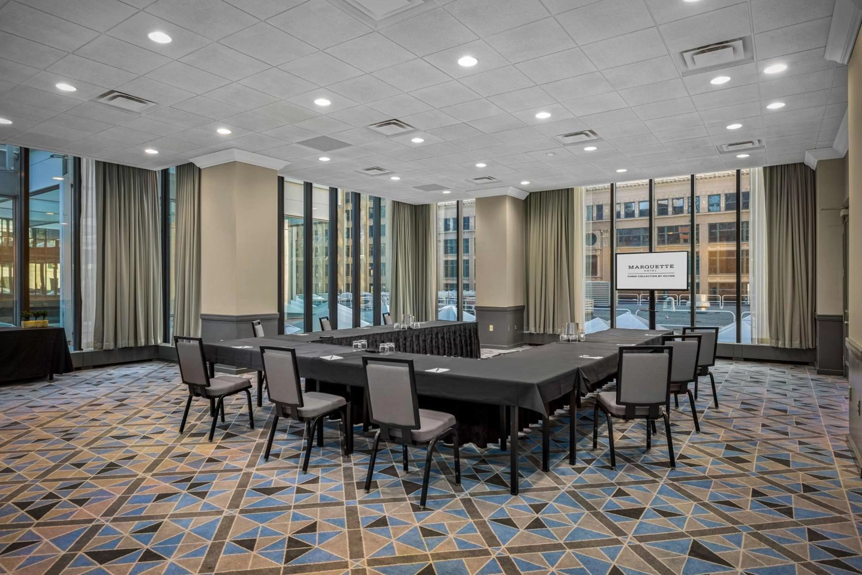 Meeting/conference room in The Marquette Hotel, Curio Collection by Hilton