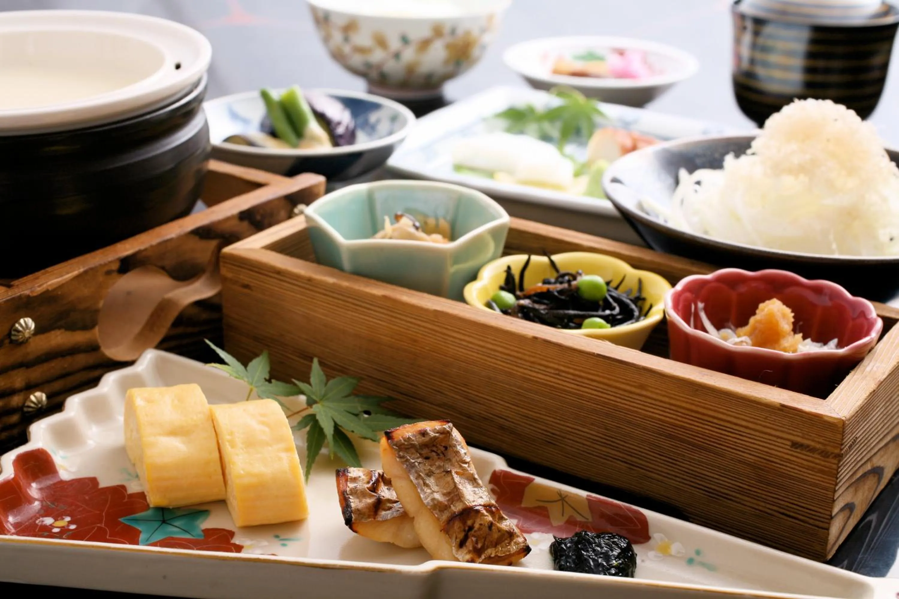 Asian breakfast in Hotel New Awaji