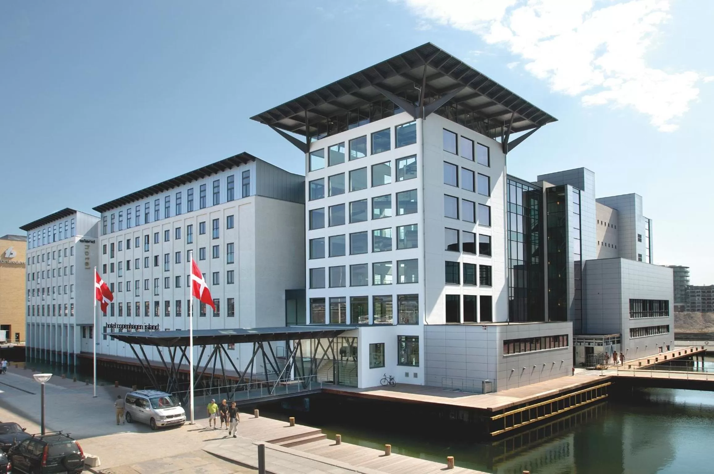 Property building in Copenhagen Island Hotel