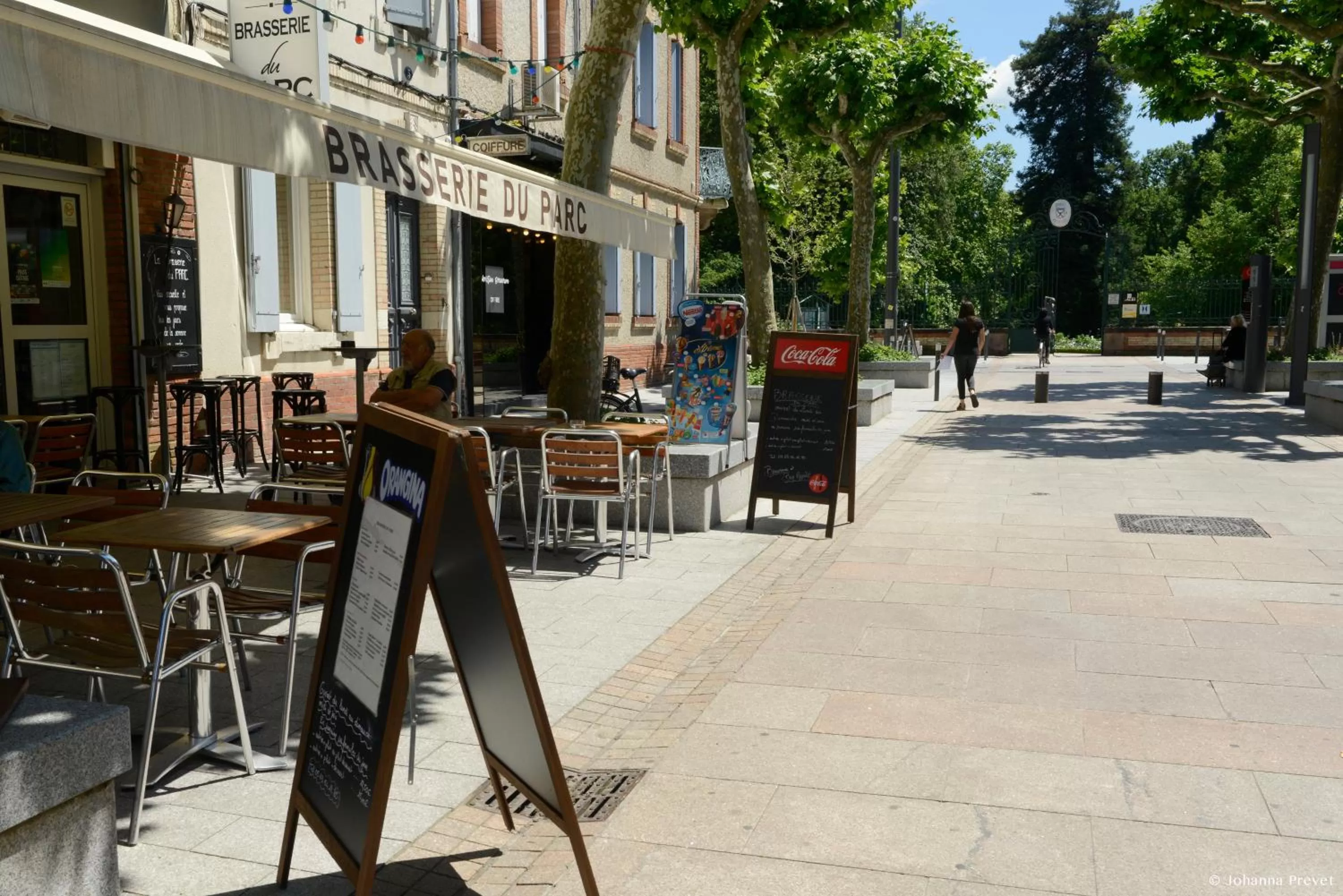 Balcony/Terrace in Hôtel Brasserie du Parc