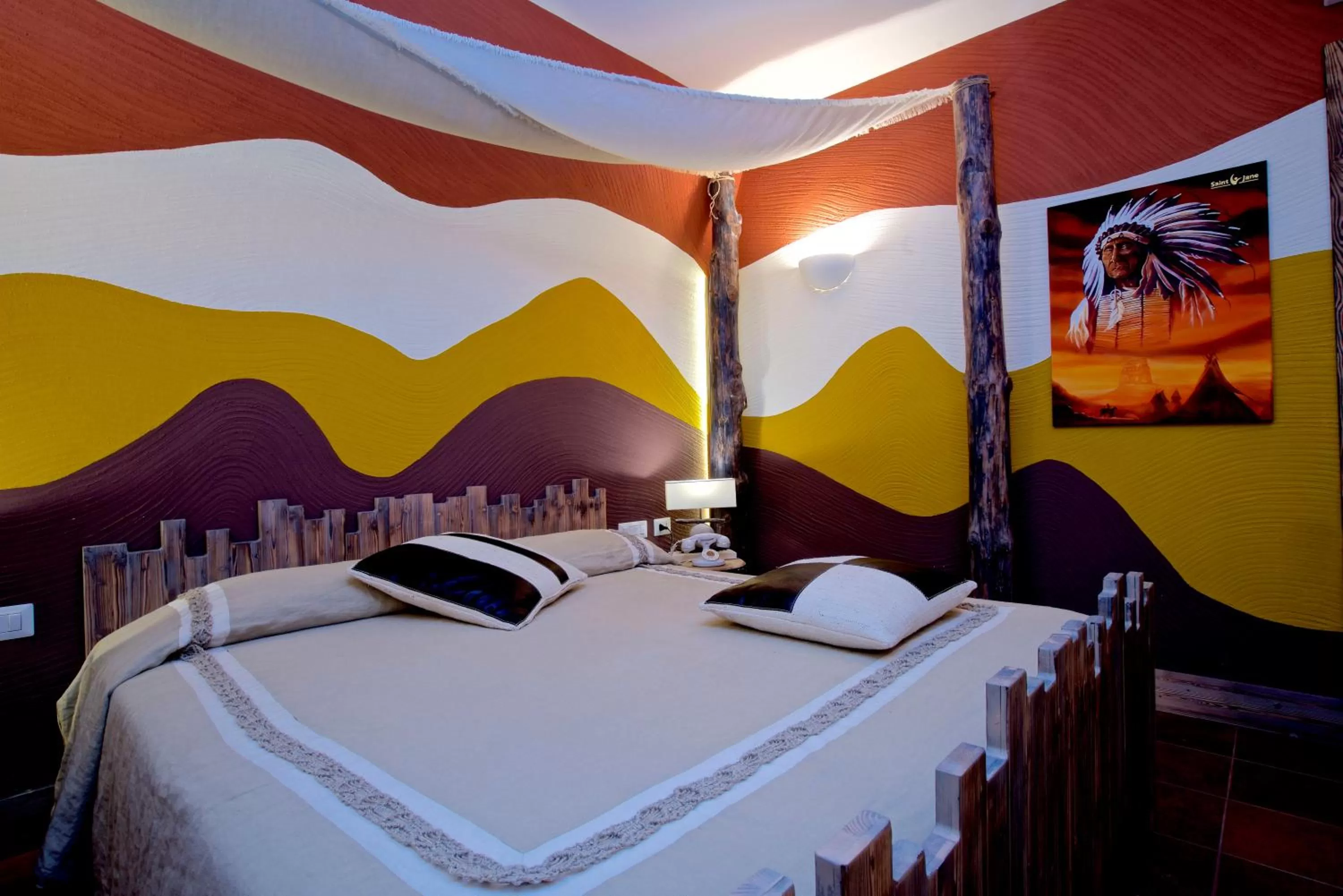 Bedroom, Bed in Design Suite Tirano