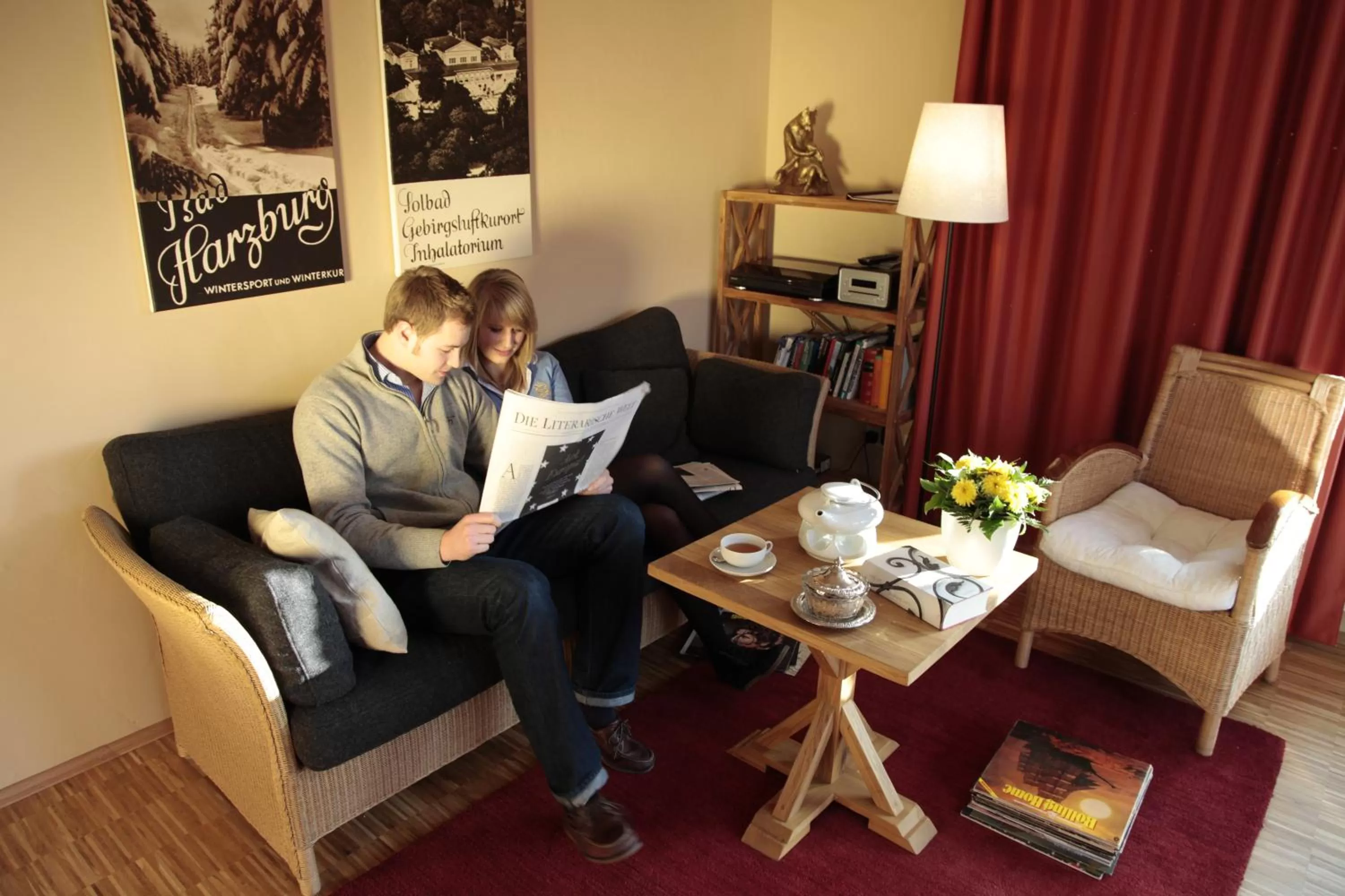 Living room in Plumbohms ECHT-HARZ-HOTEL