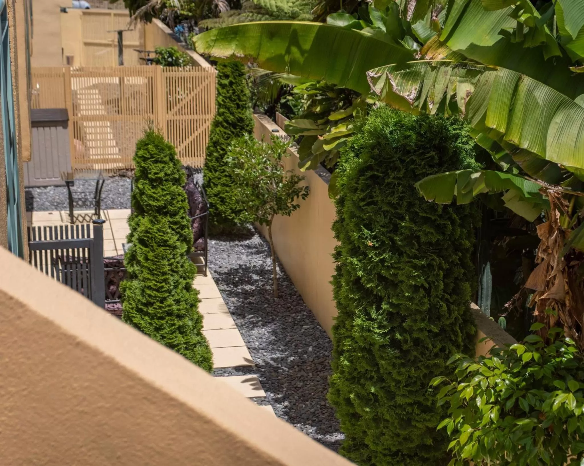 Garden view in Tuscany Gardens Motor Lodge