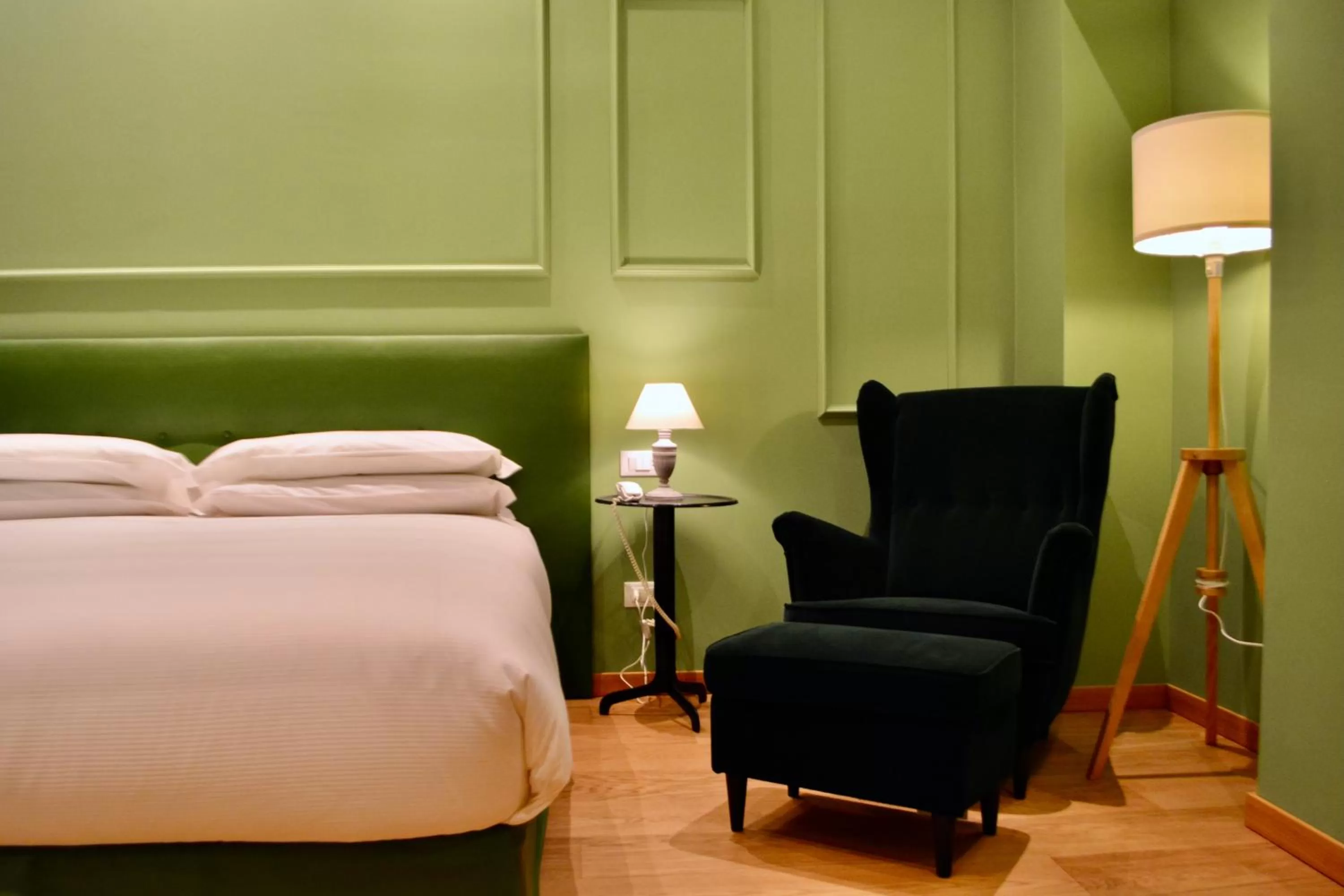 Bed in Antica Locanda Leonardo