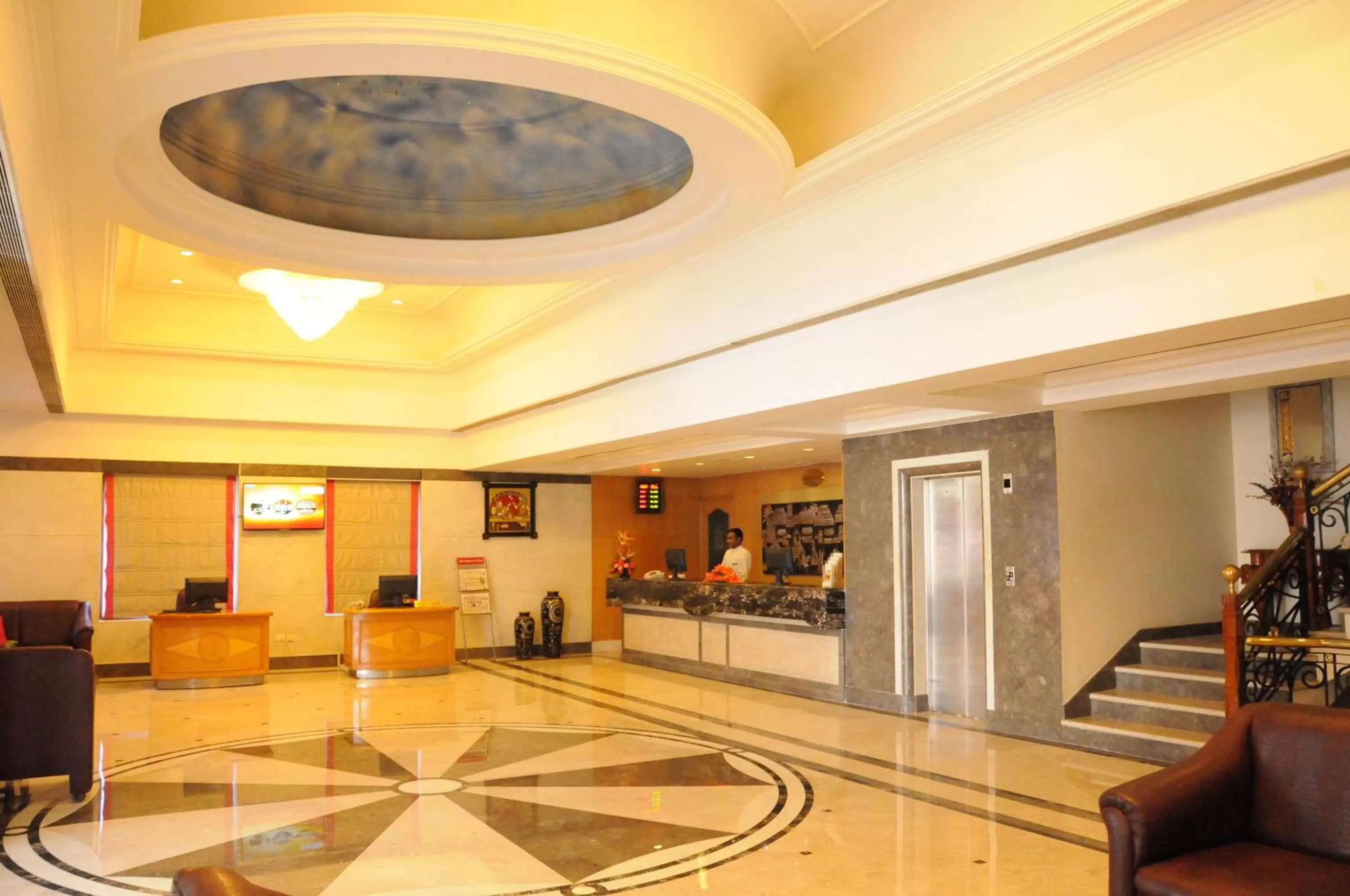 Lobby or reception in Regency Kanchipuram by GRT Hotels