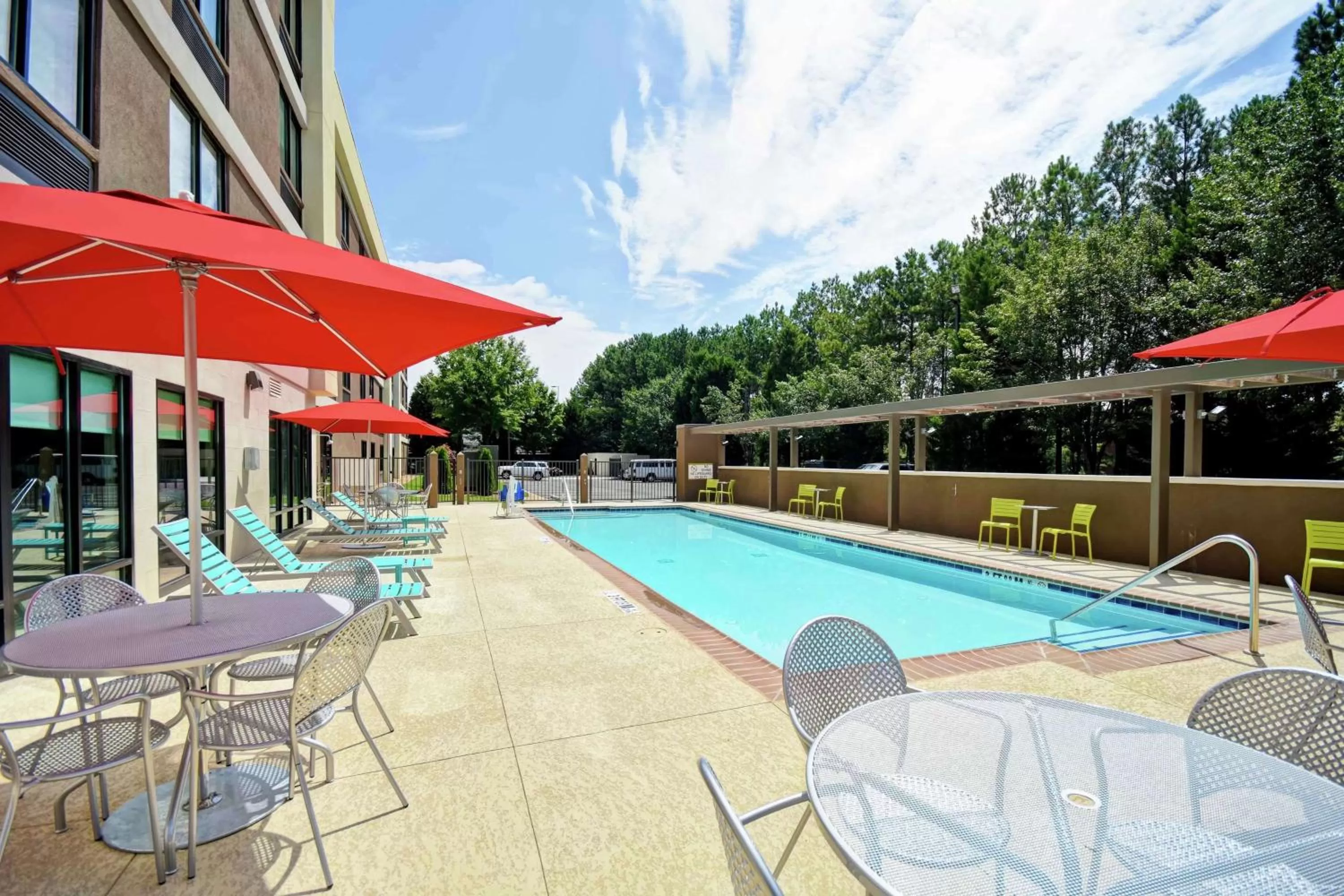 Pool view in Home2 Suites by Hilton Atlanta Norcross