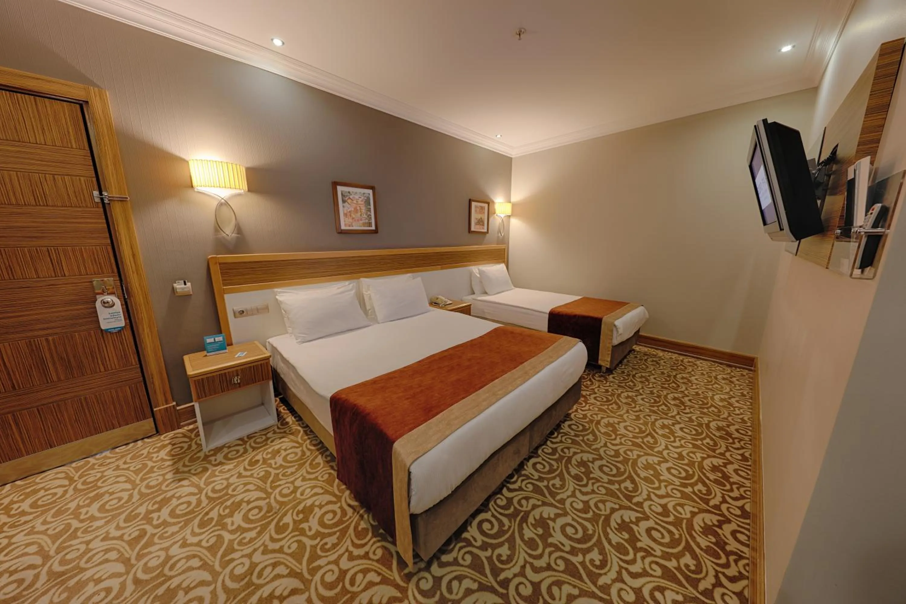 Bed in Euro Park Hotel Bursa