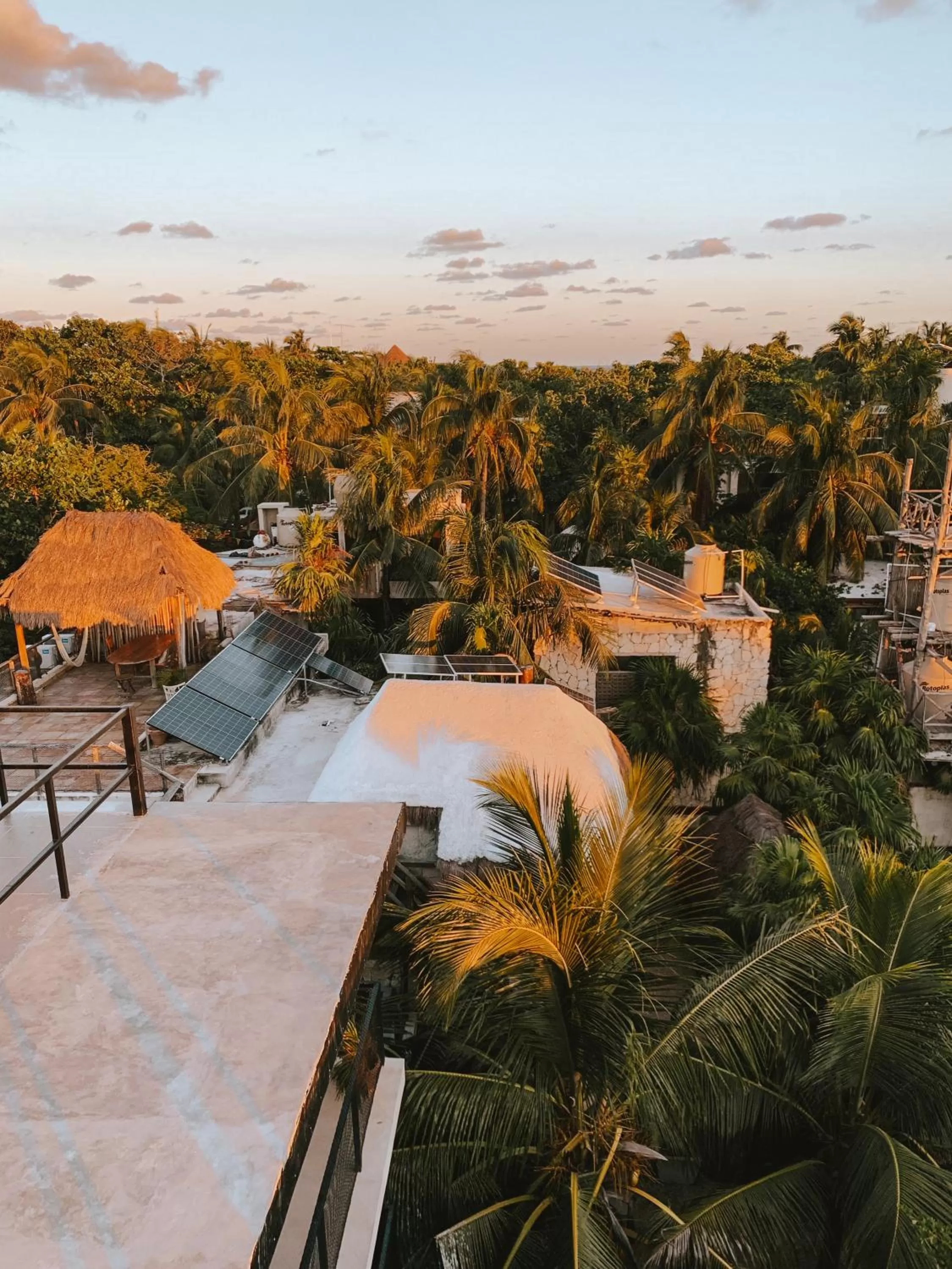 Bird's eye view in Suites Tulum