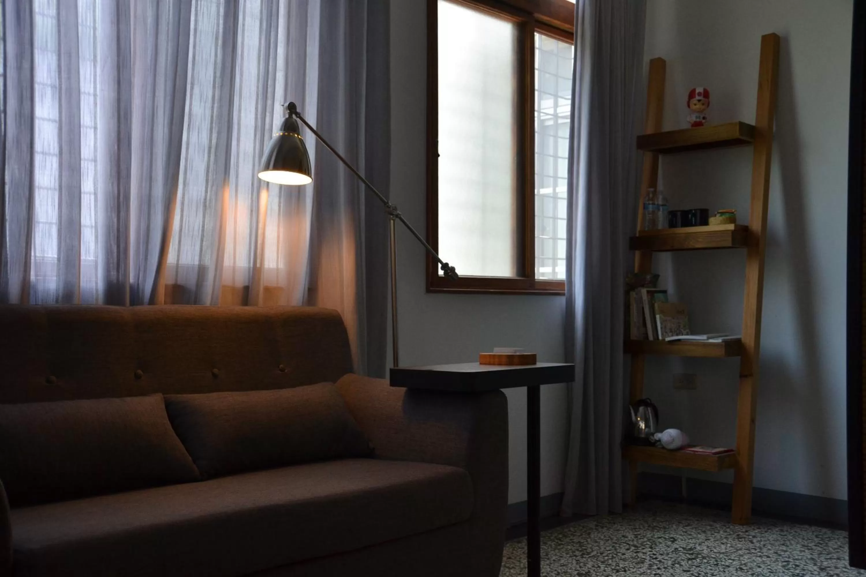 Seating area in Alley X Tainan