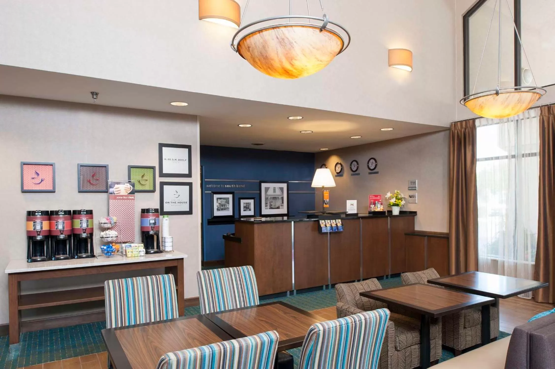 Lobby or reception in Hampton Inn & Suites South Bend
