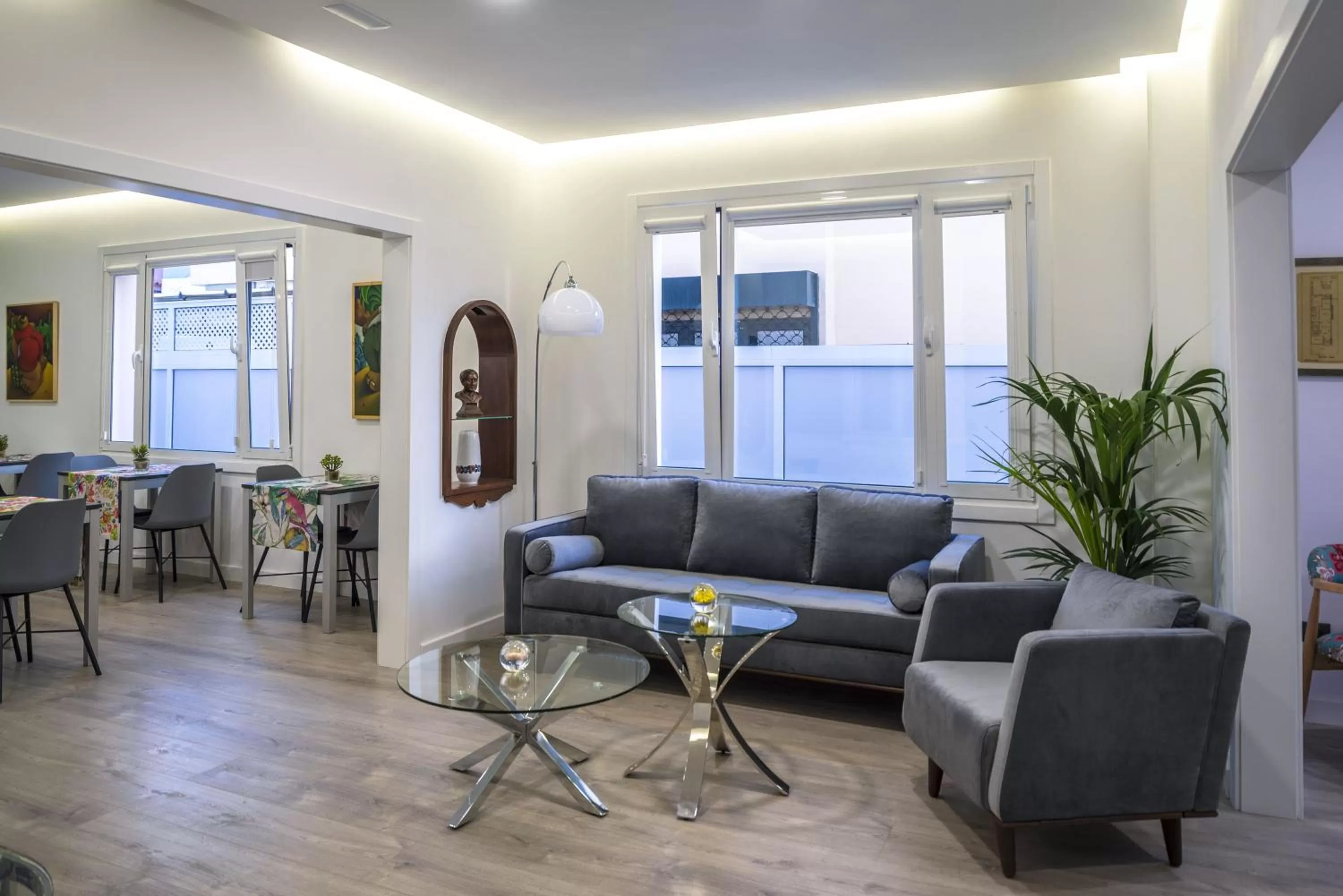 Living room in La Palmera Hotel Boutique