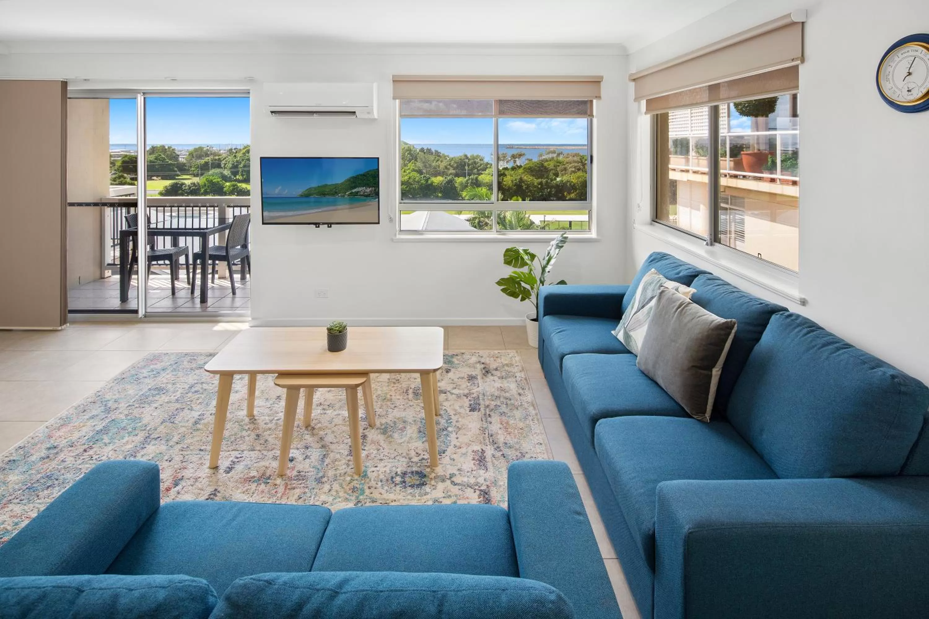 Living room in The Observatory Self Contained Apartments