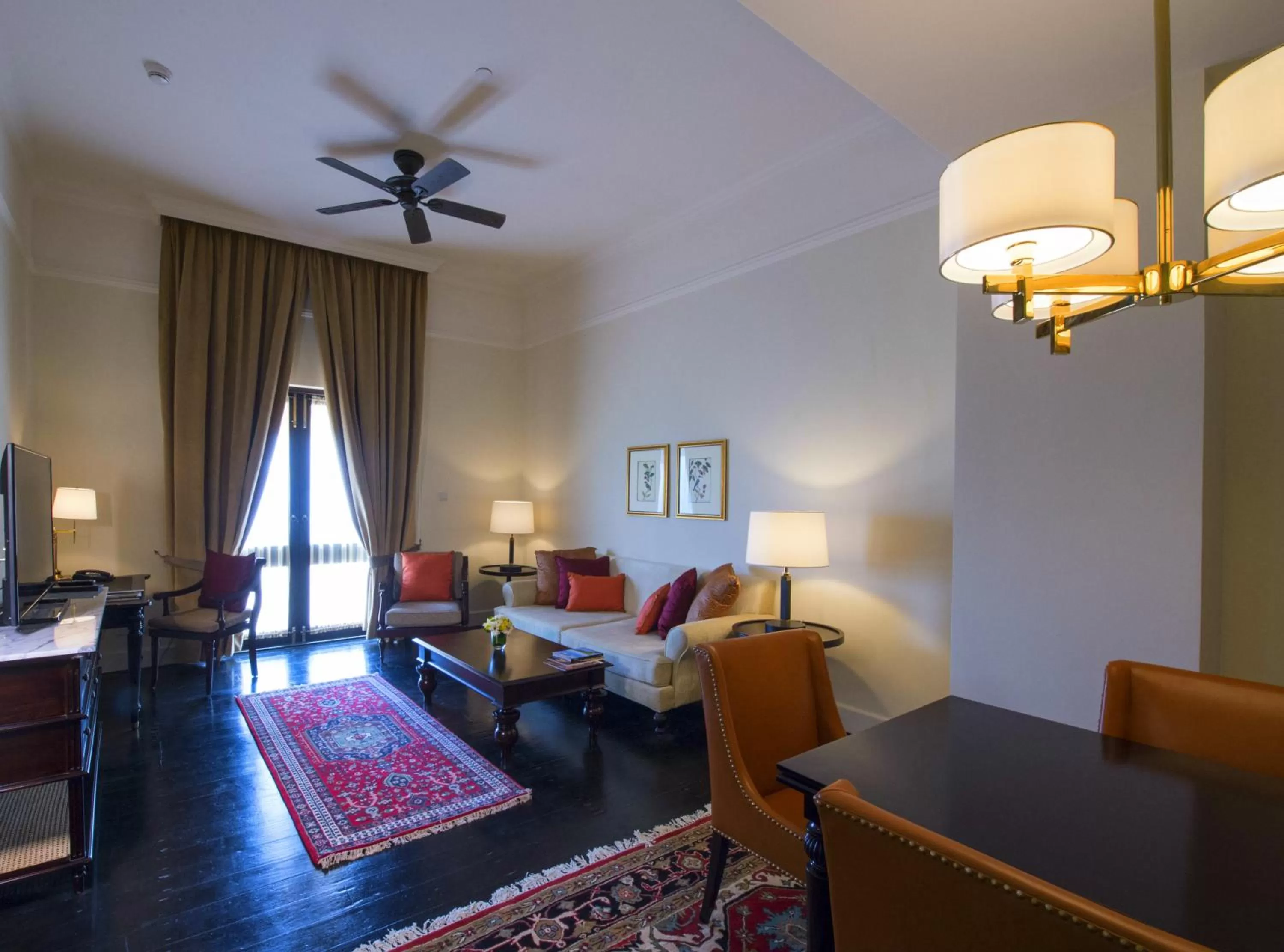 Seating area in Galle Face Hotel