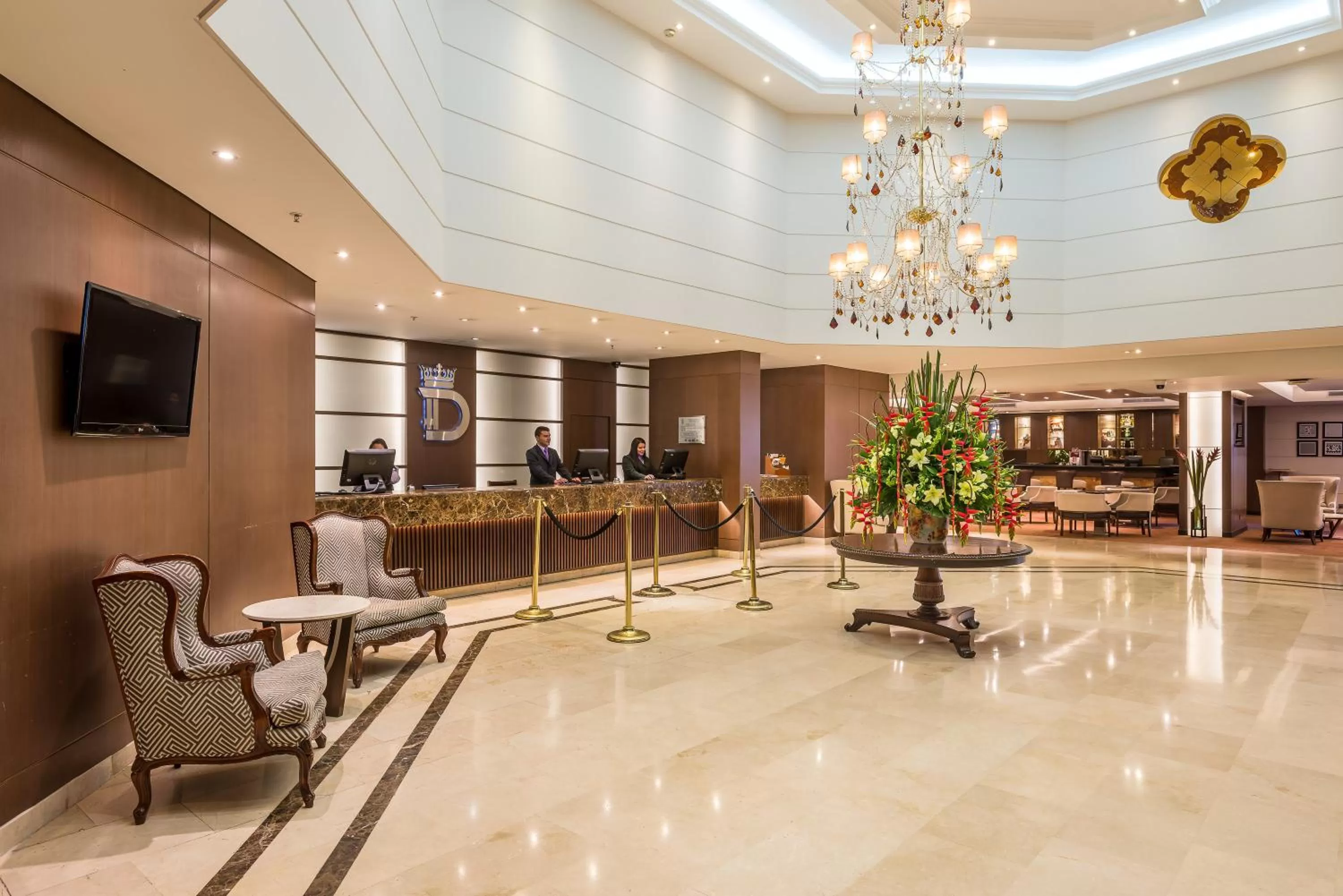 Lobby or reception in Hotel Dann Carlton Bogota