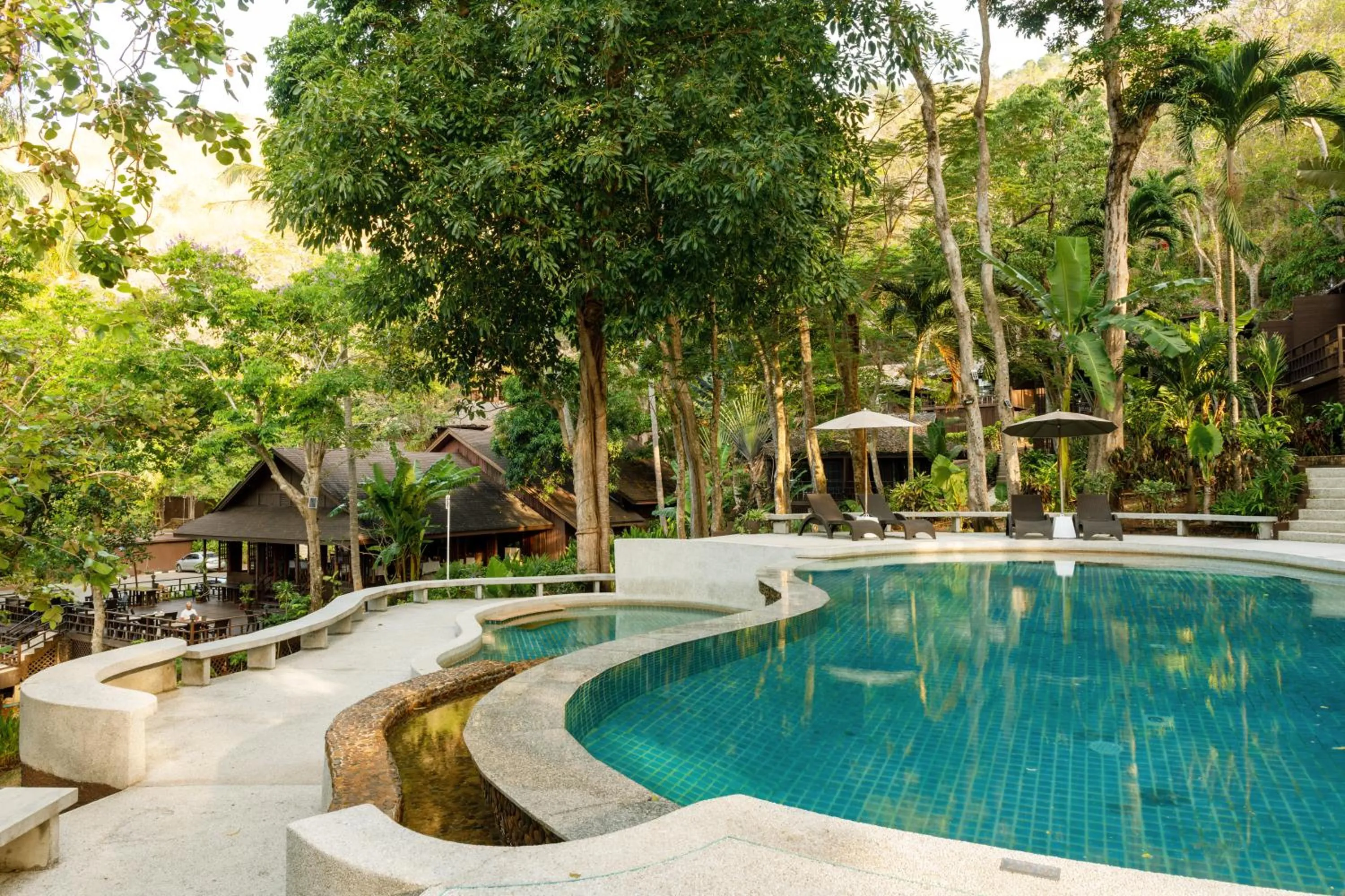Swimming pool in Baan Krating Phuket Resort -SHA Plus