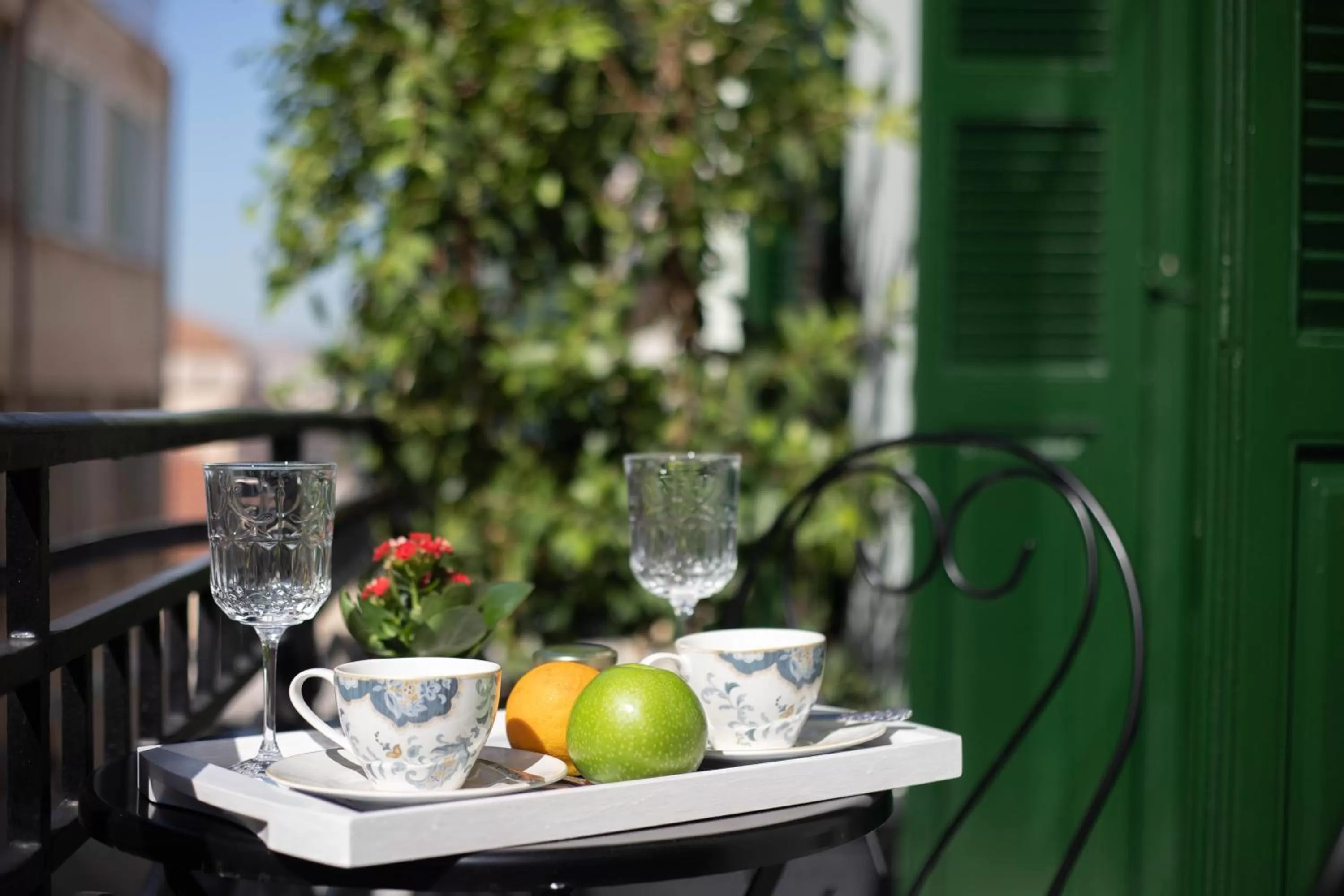 Decorative detail in Pandrosos Divine Suites