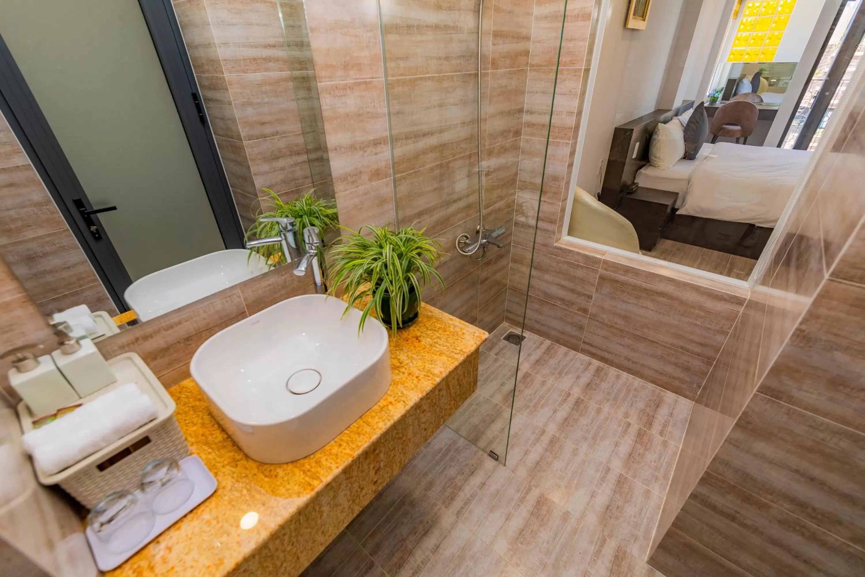 Bathroom in Khanh Uyen 3 Hotel