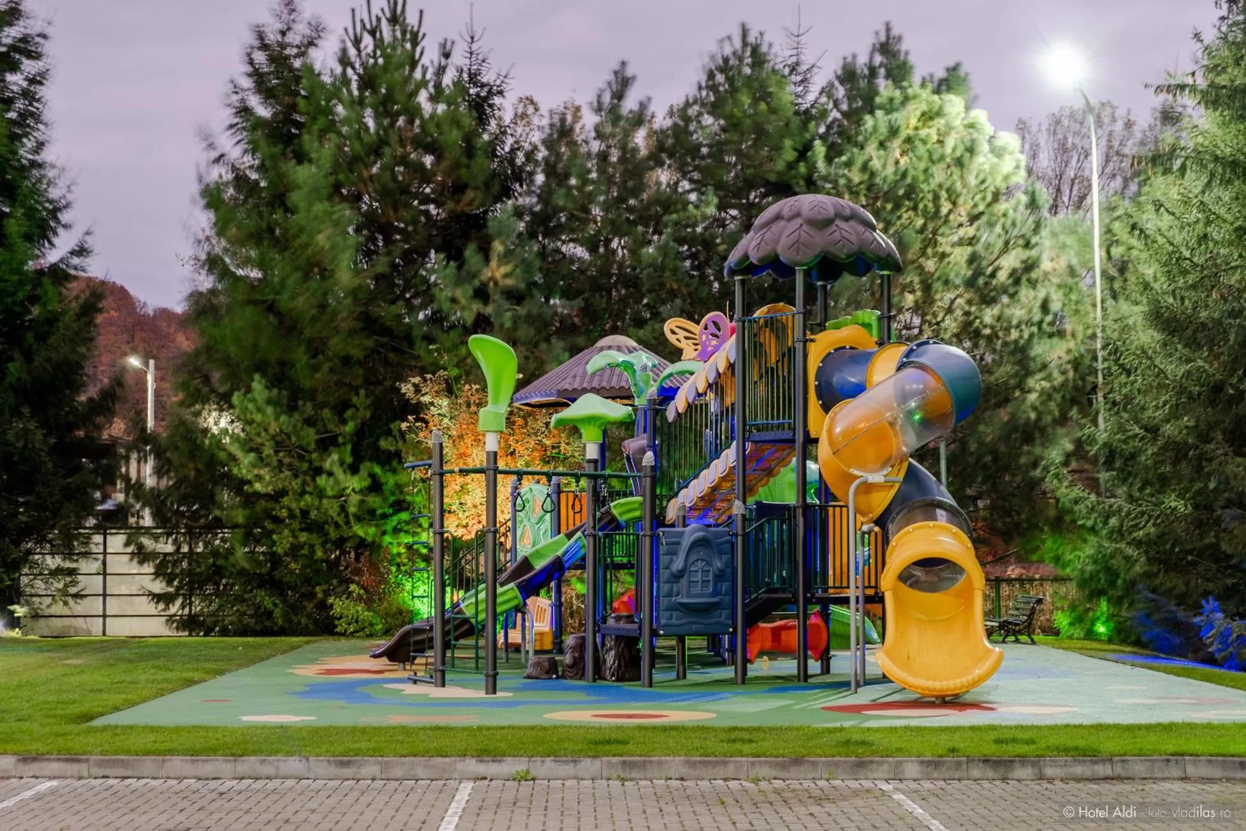 Children play ground in Hotel Aldi