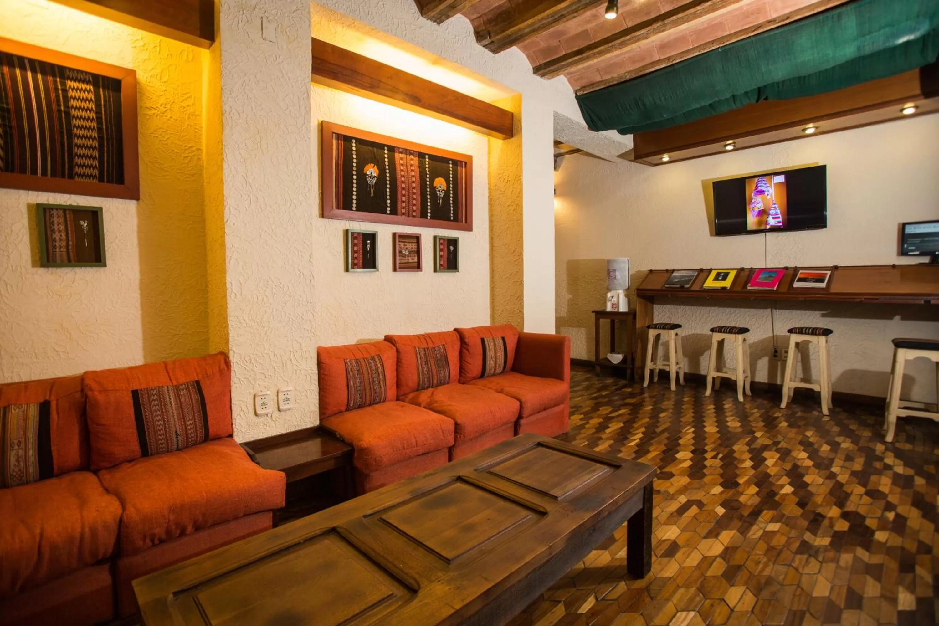 Living room in Hotel Rosario La Paz