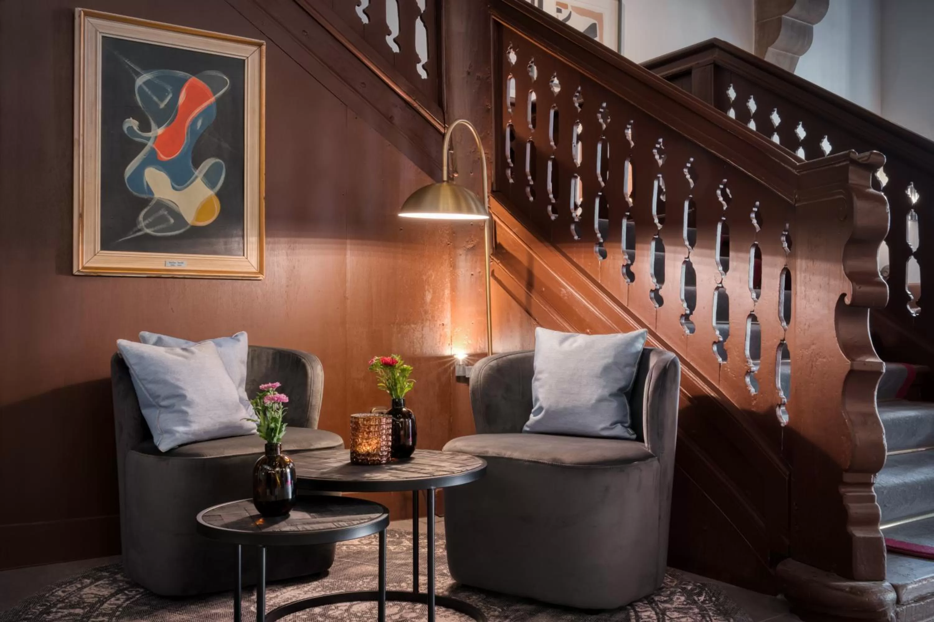 Seating area in Hotel Eisenhut