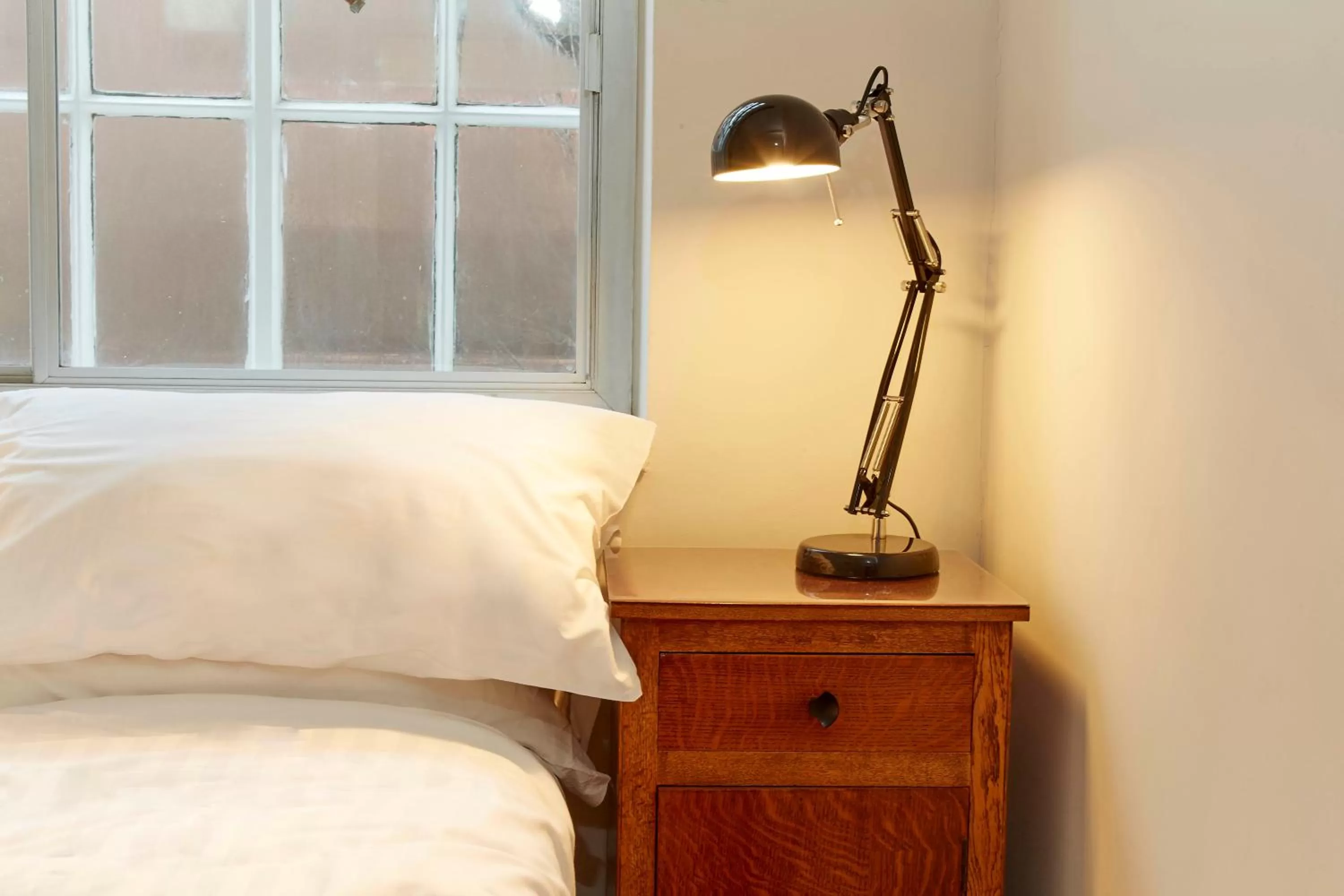 Bedroom, Bed in Green Rooms