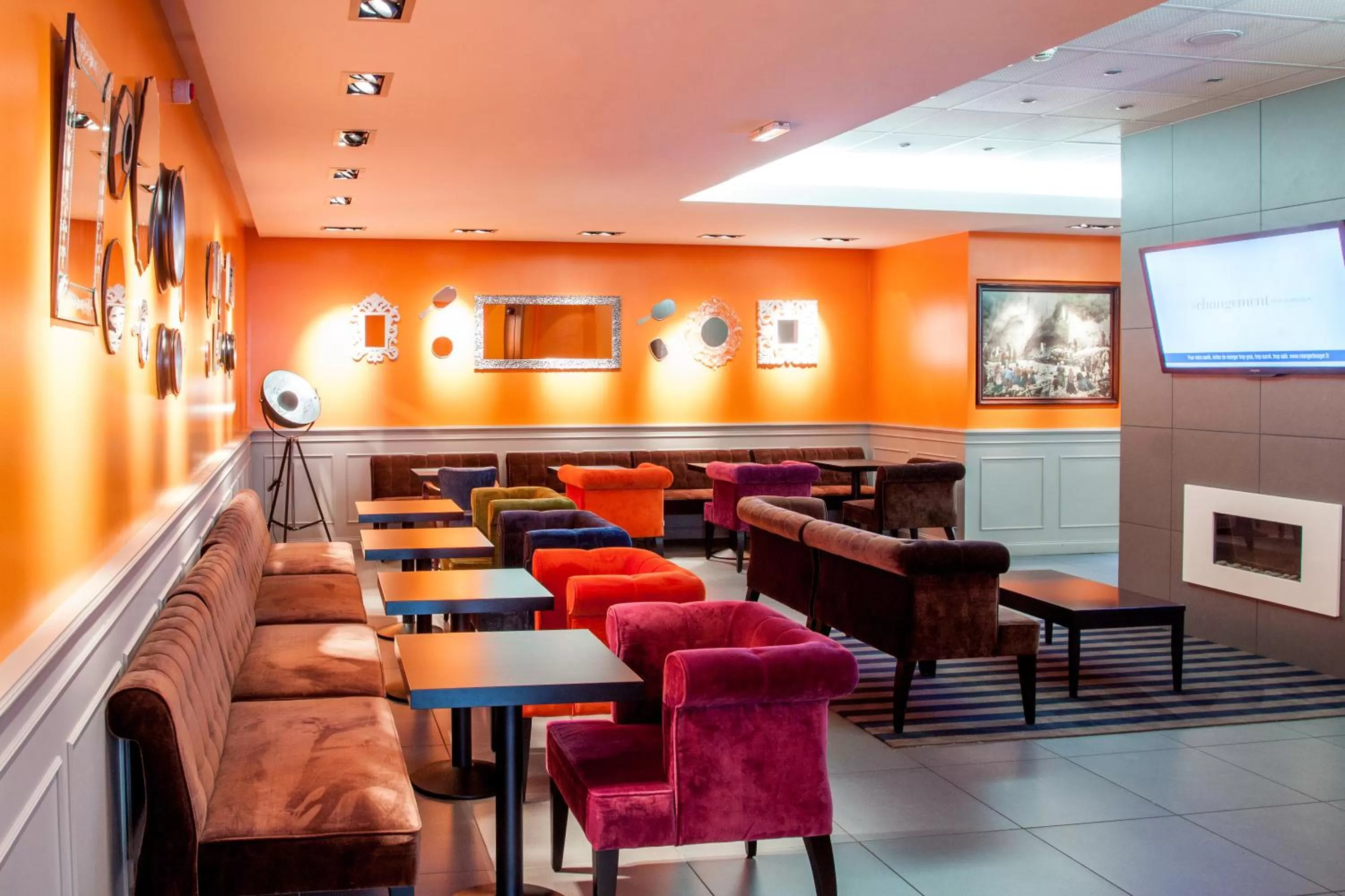 Lounge or bar in Hôtel Panorama