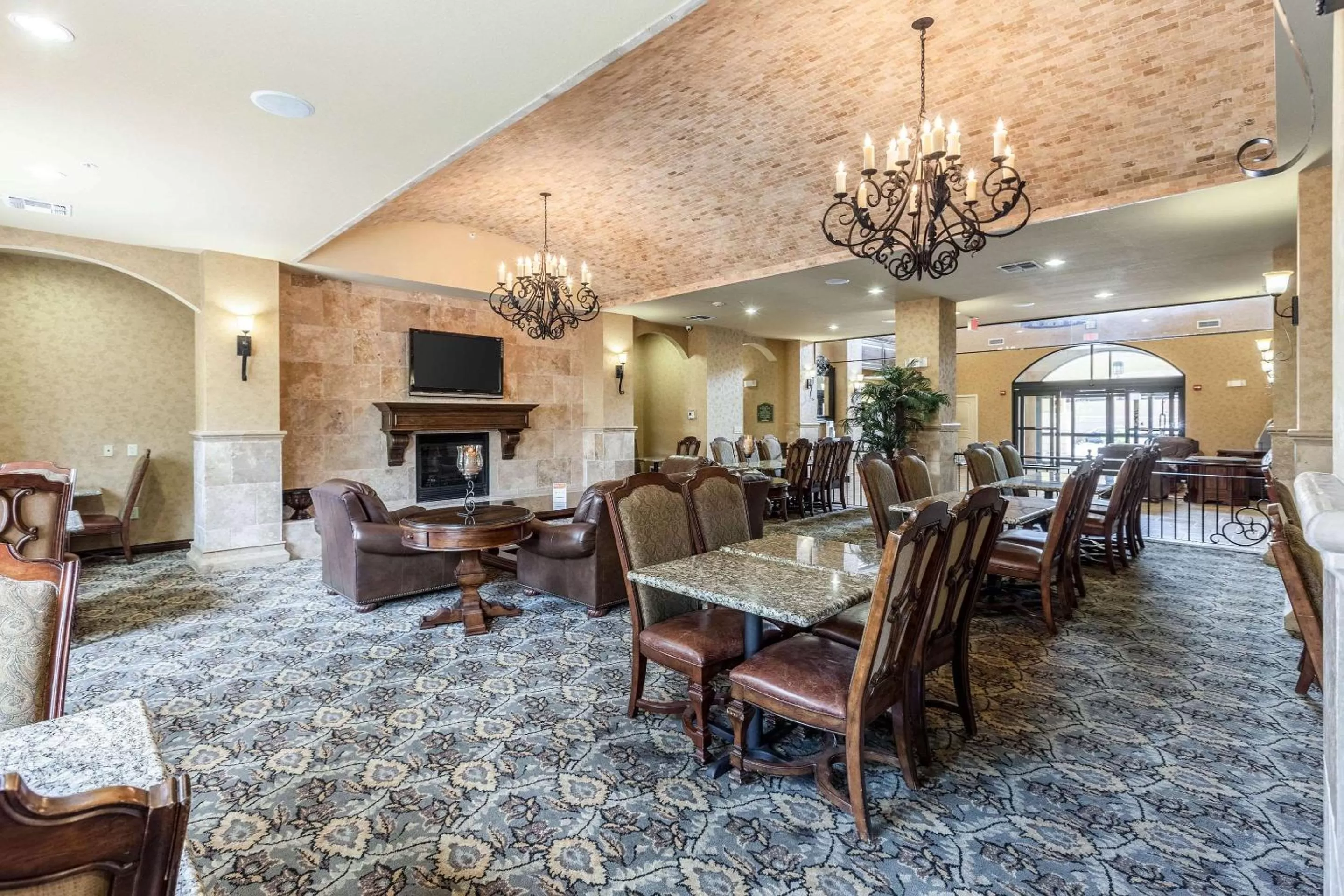 Lobby or reception in Comfort Suites Alamo-River walk