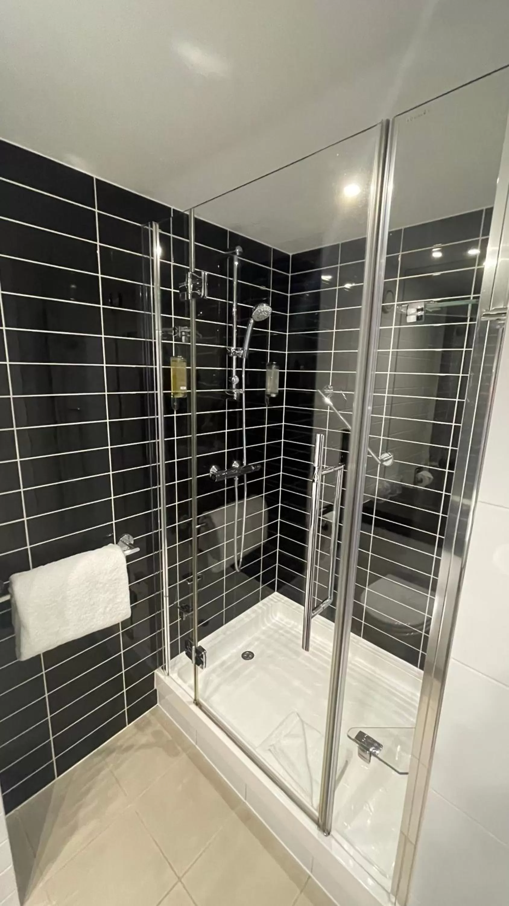 Shower in Holiday Inn Express Manchester City Centre Arena by IHG