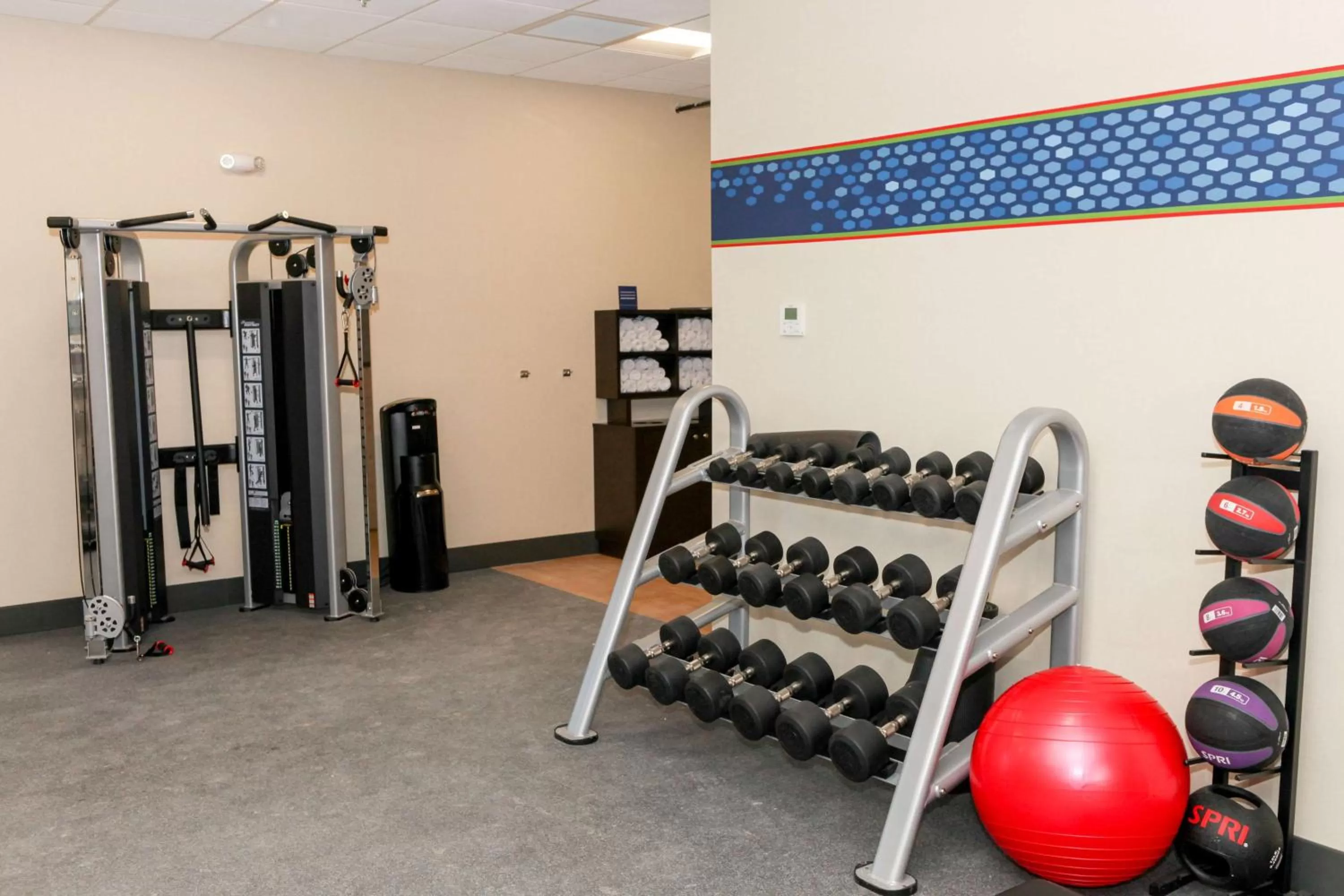 Fitness centre/facilities in Hampton Inn & Suites Lafayette