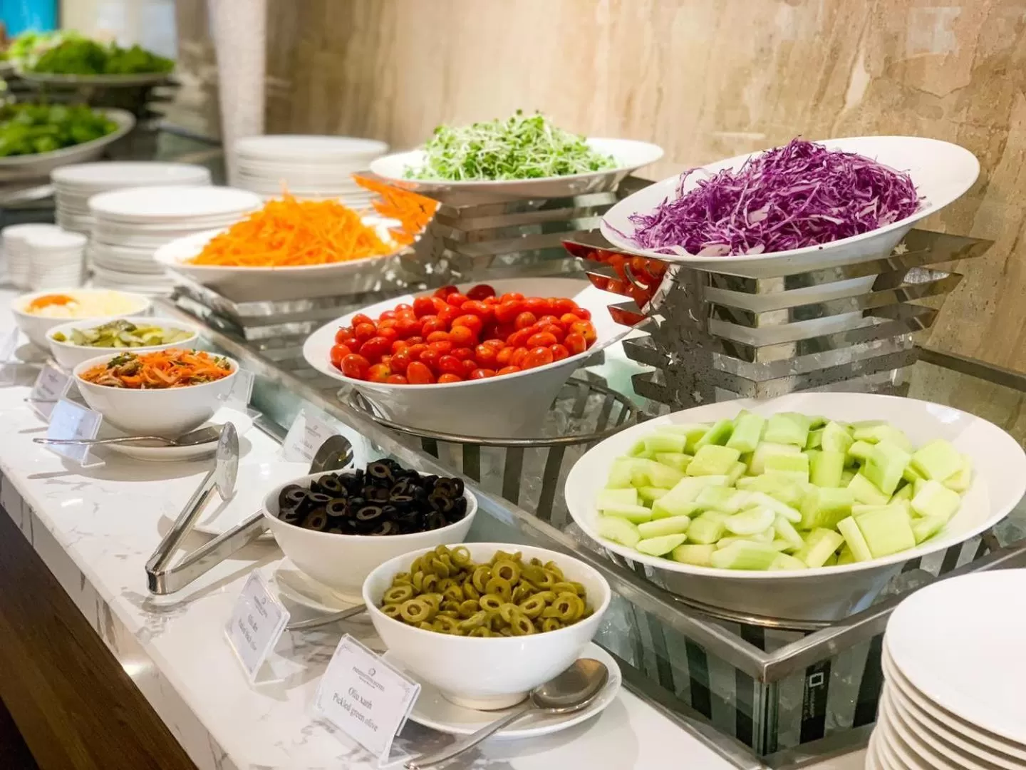 Buffet breakfast in Paddington Hotel Halong Bayview