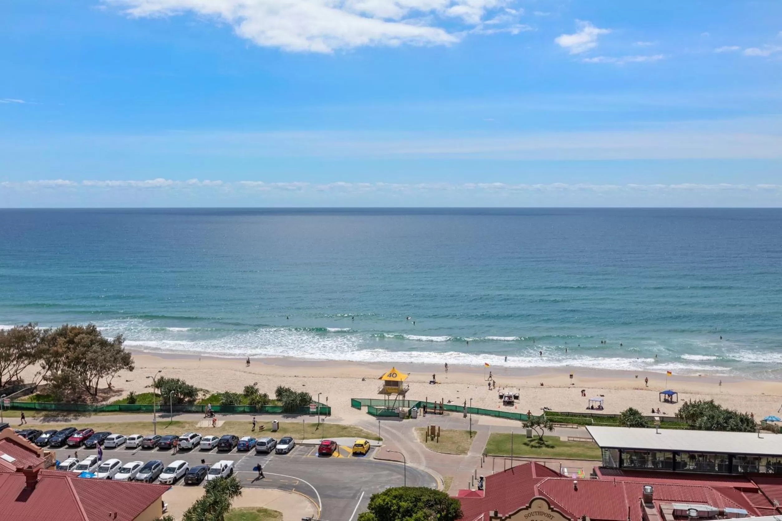 Beach in De Ville Apartments
