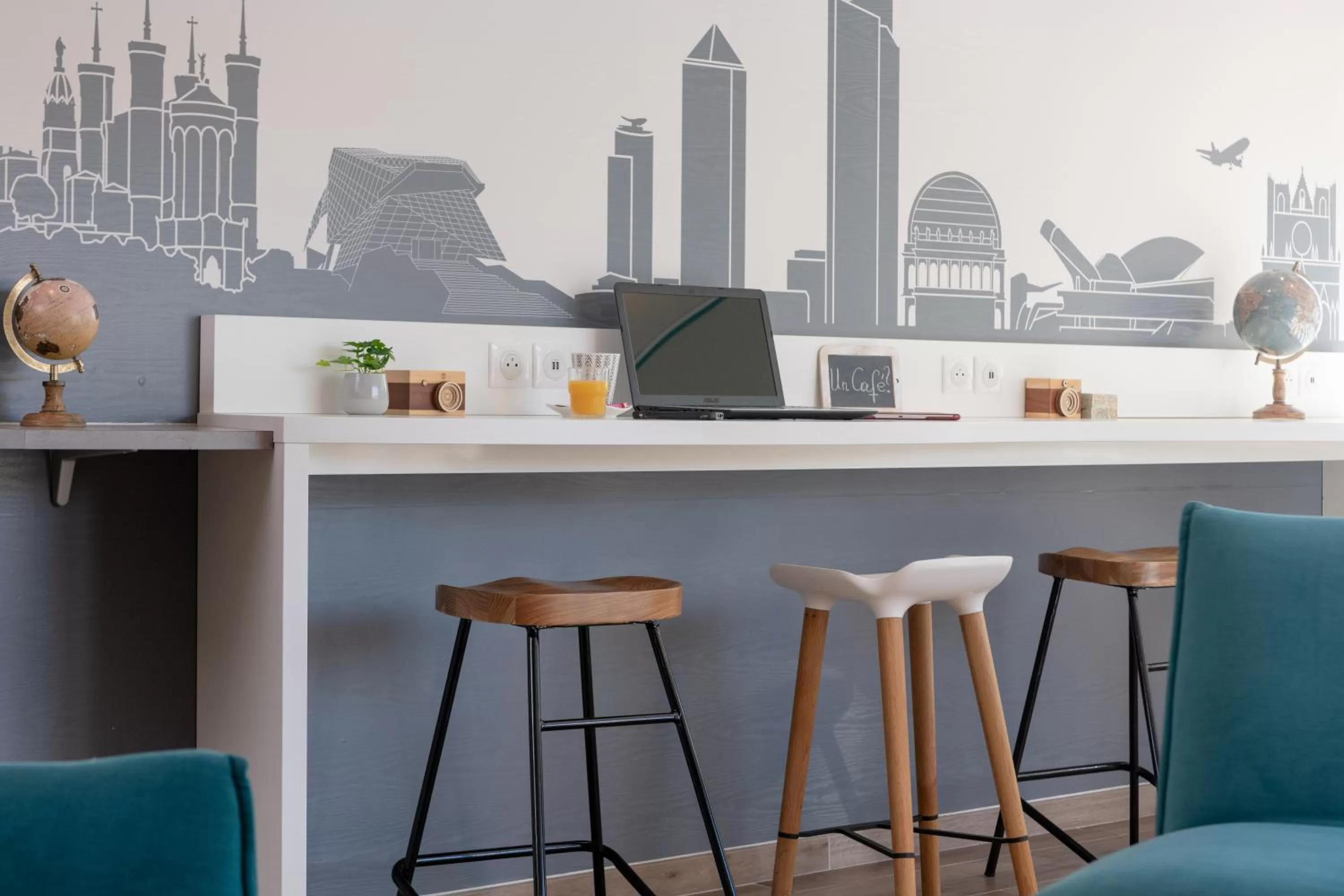 Property building in Kyriad Hotel Lyon Givors