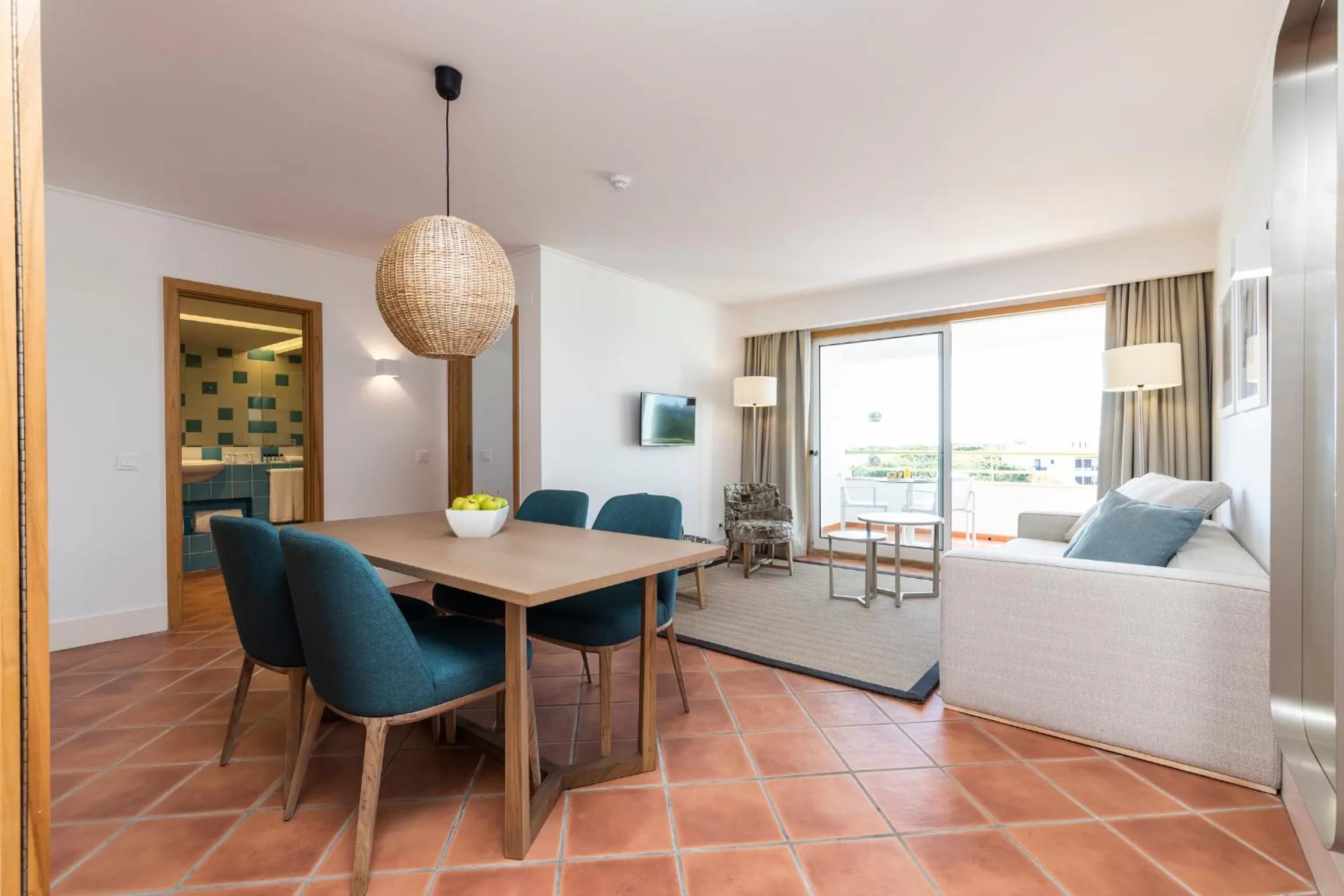 Area and facilities in The Patio Suite Hotel