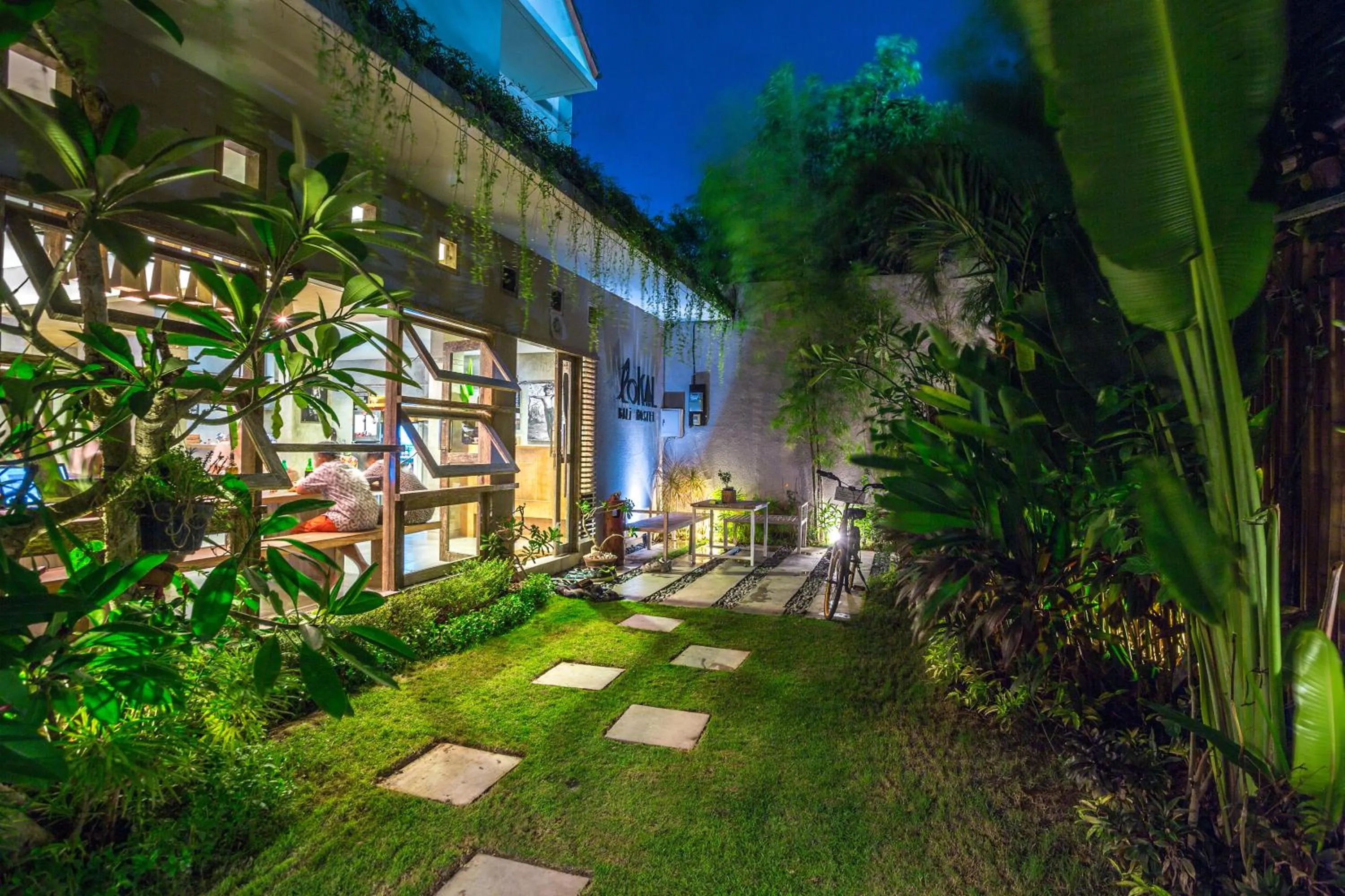 Property building in Lokal Bali Hostel