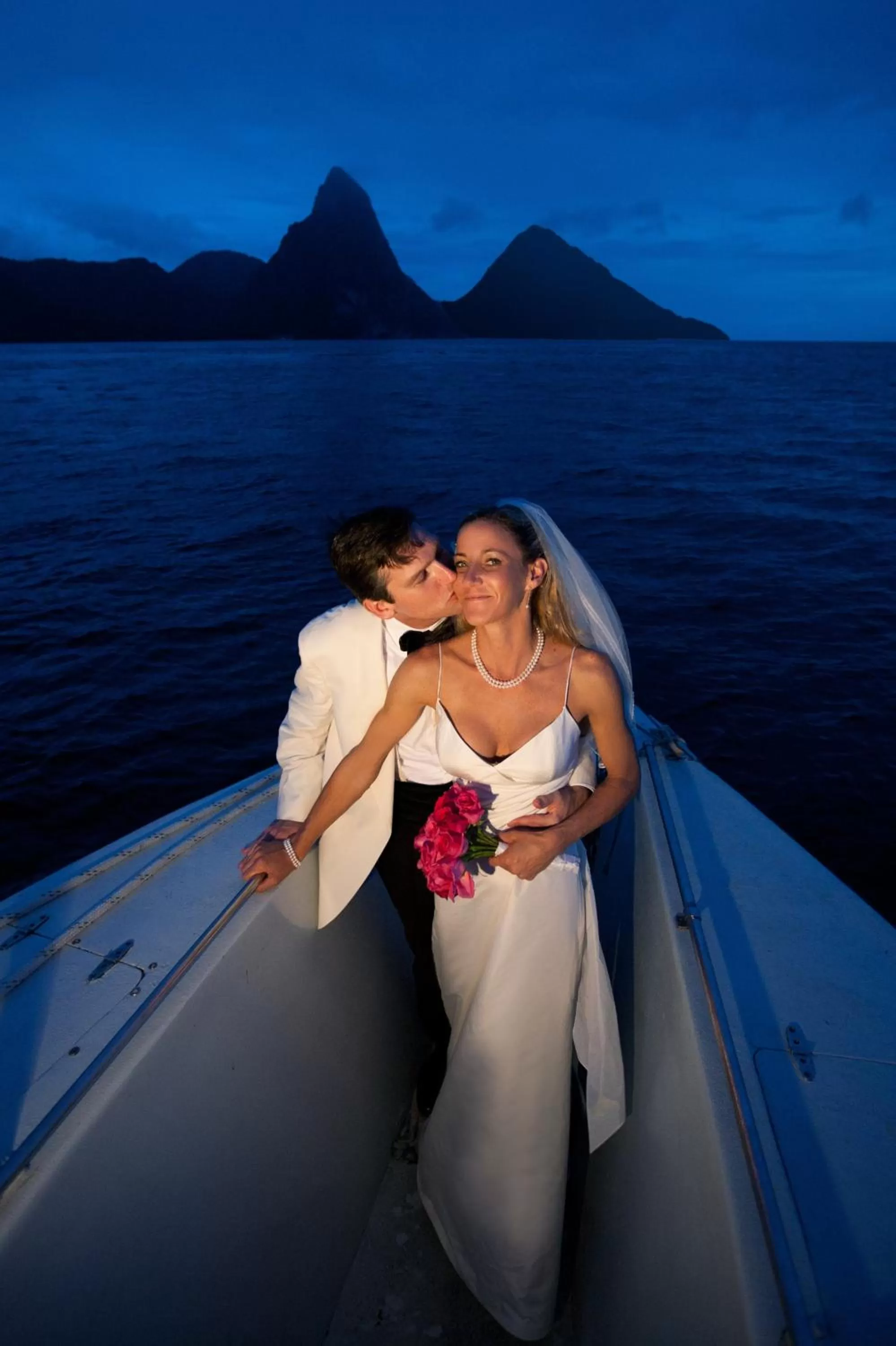 People in Anse Chastanet Resort