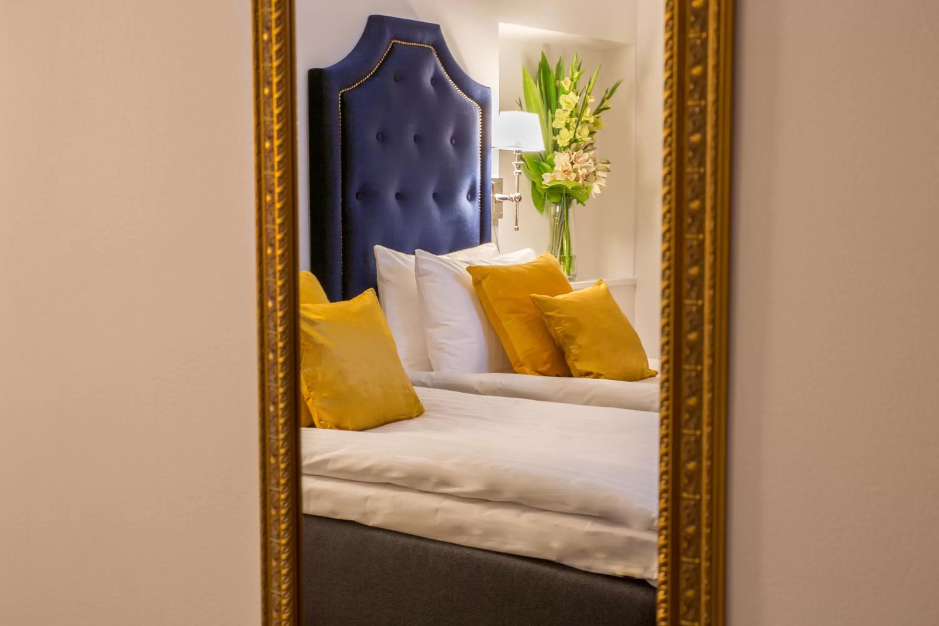 Decorative detail, Bed in Hotel Gamla Stan, BW Signature Collection