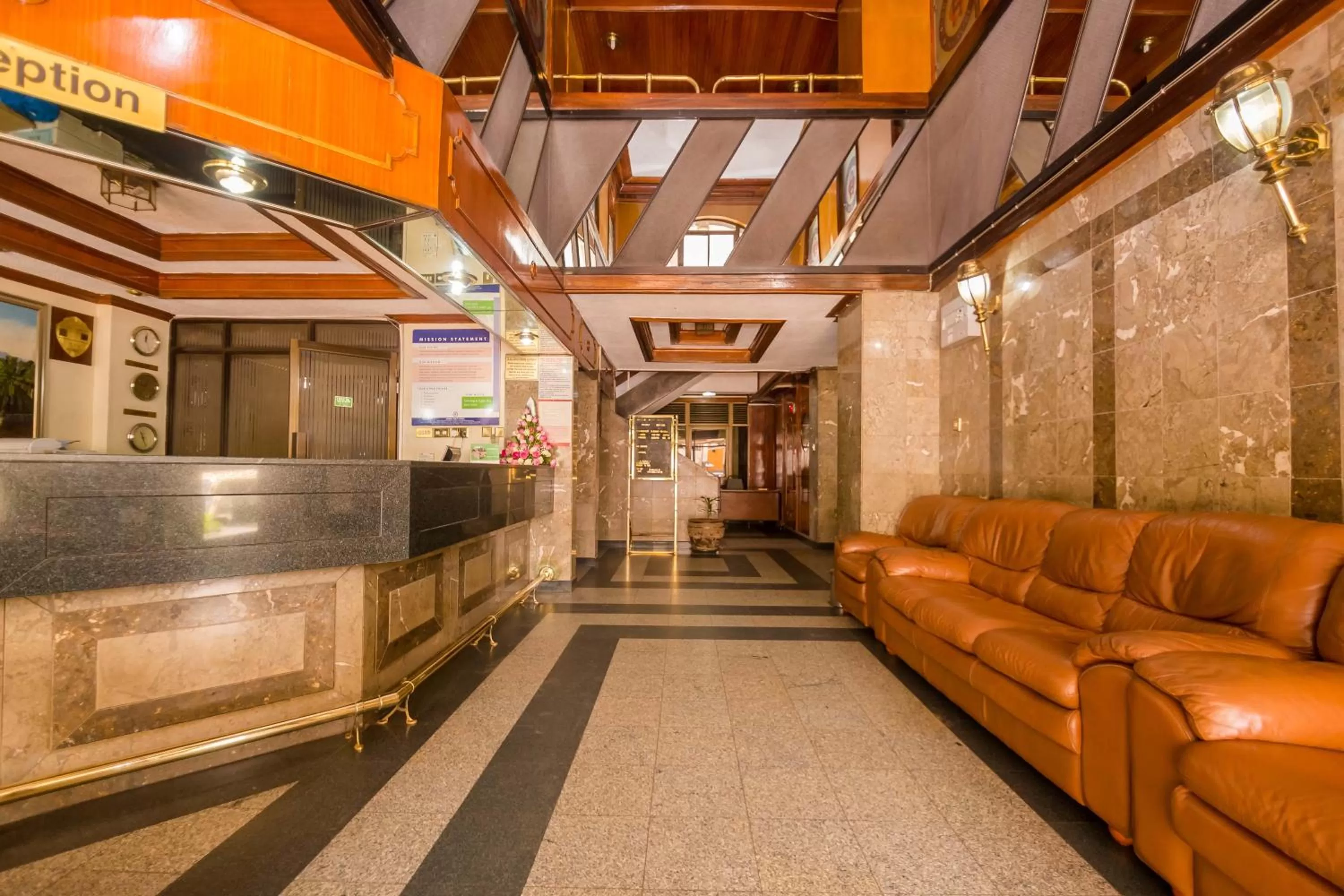 Lobby or reception in Marble Arch Hotel